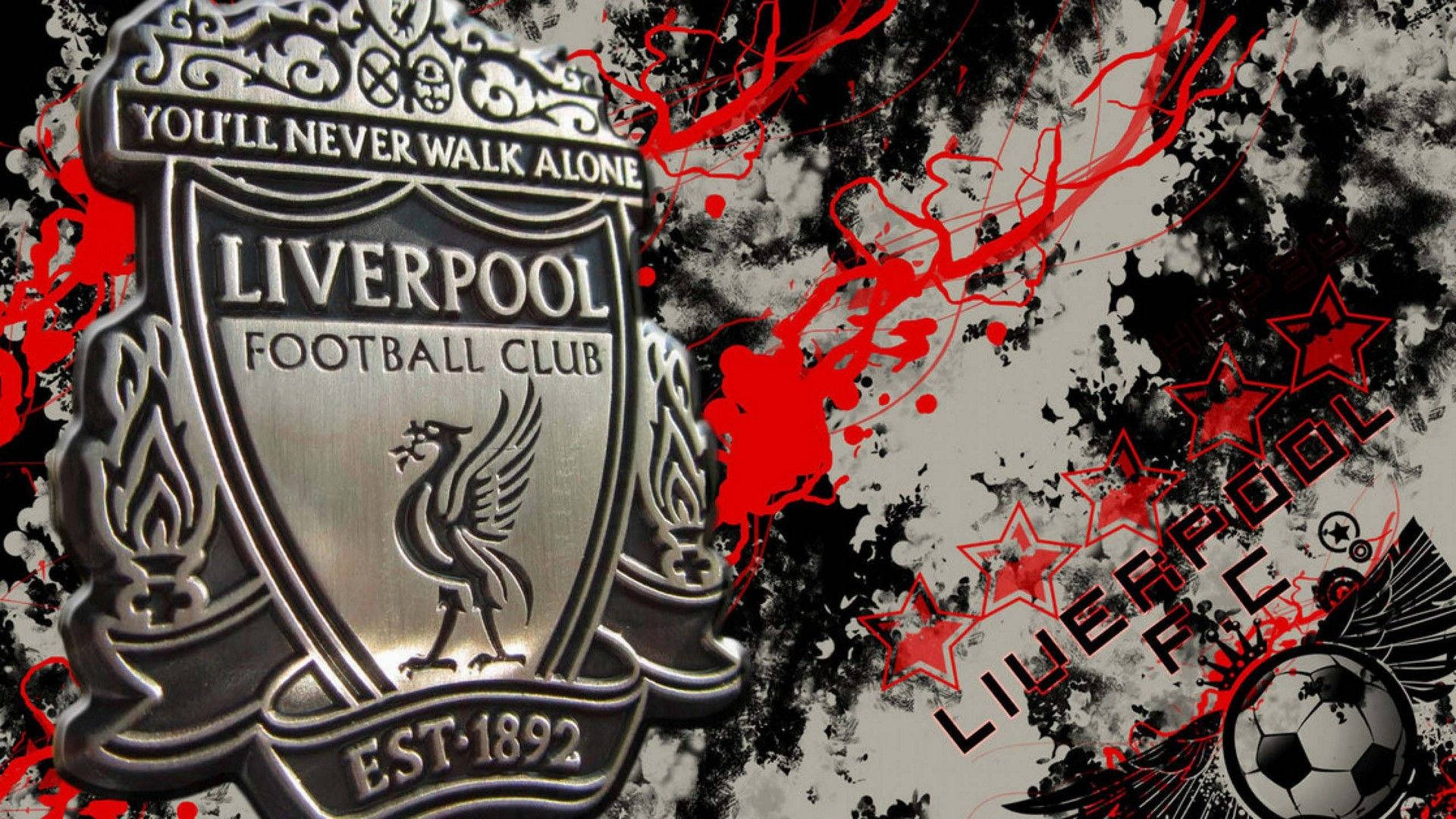 Download 3D Art Metallic Liverpool Logo Wallpaper