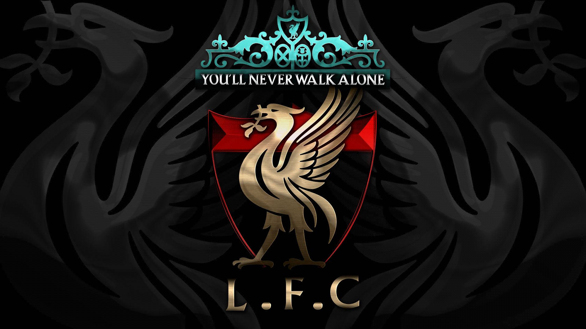 Download Liverpool Fc Gold Liver Bird Wallpaper
