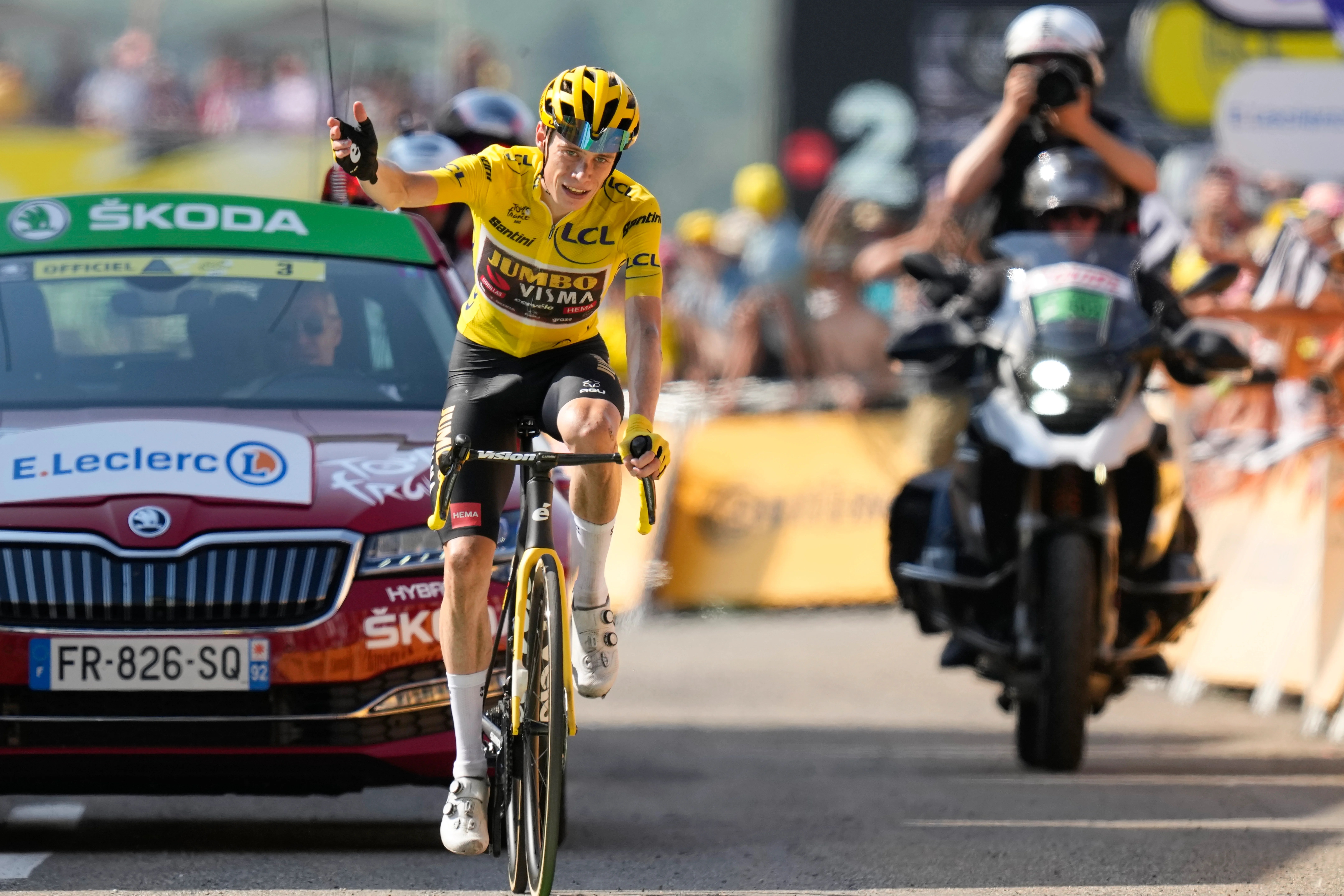 Tour de France 2022 LIVE: Result as Jonas Vingegaard breaks Tadej Pogacar to win stage 18 and cement yellow jersey