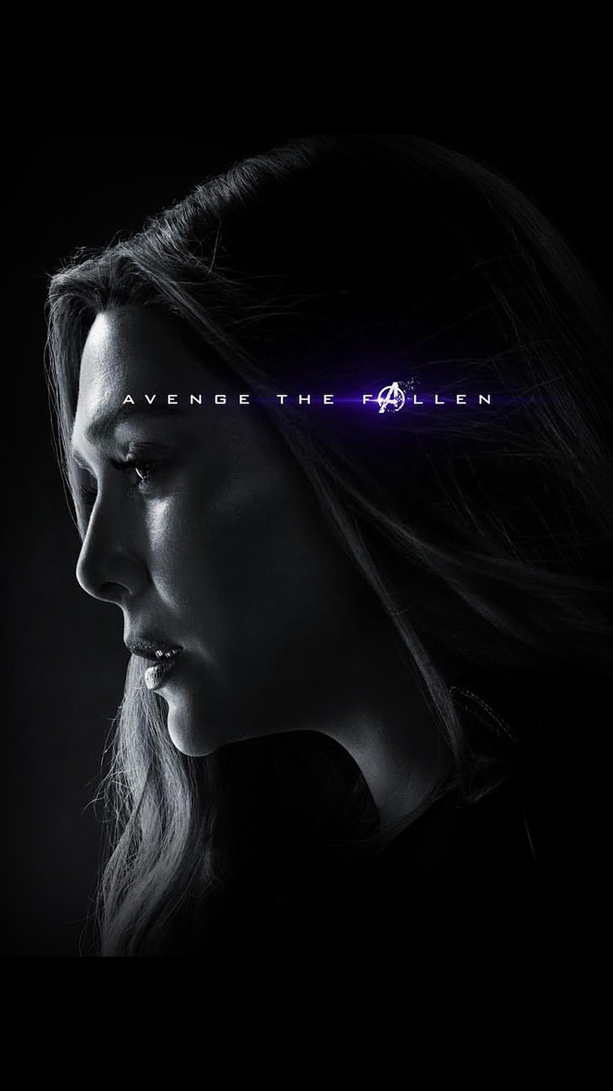 iPhone X wallpaper. avengers engame hero marvel poster dark bw art