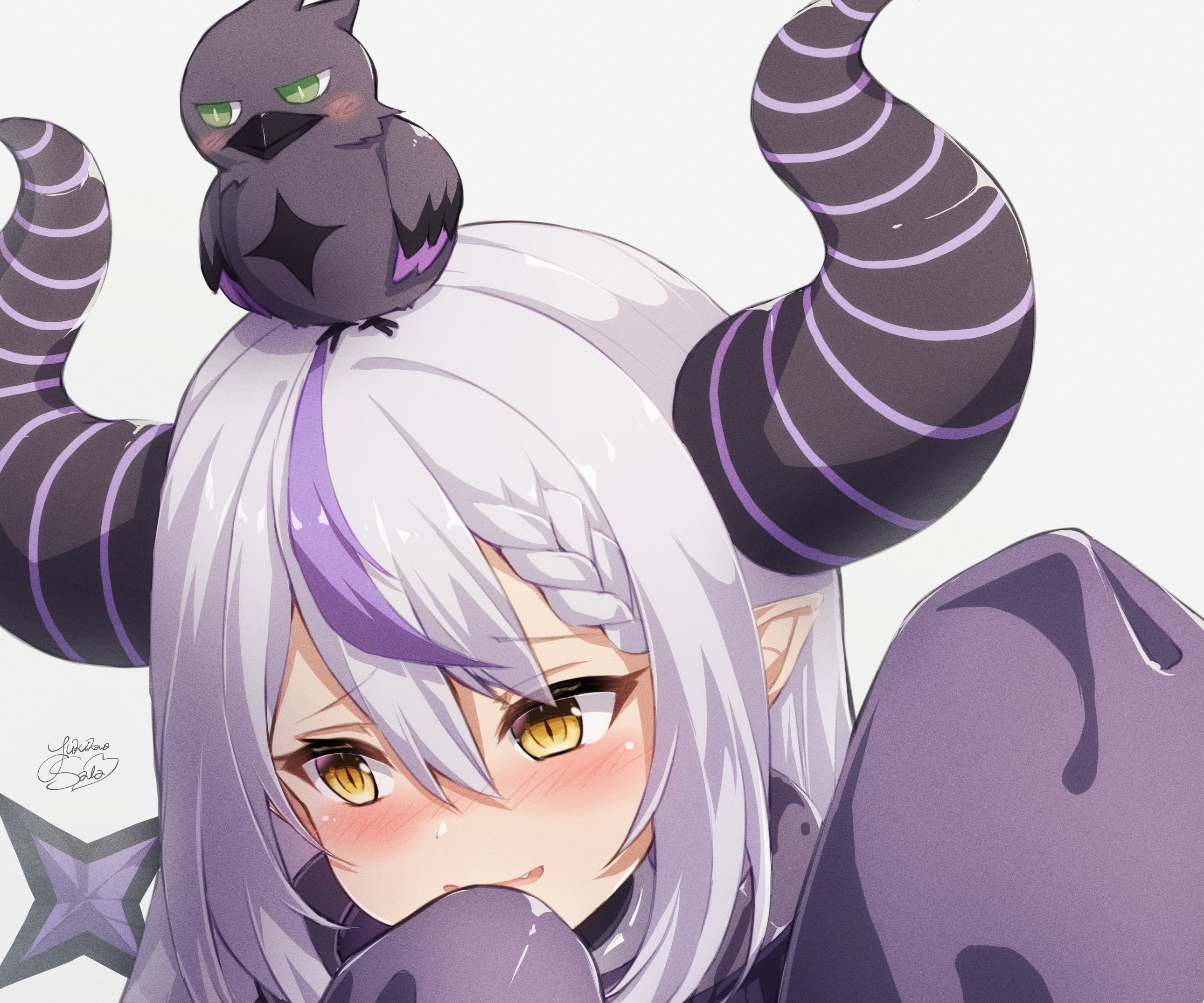 Virtual Youtuber HD Wallpaper, La+ Darknesss (Virtual Youtuber), Hololive Gallery HD Wallpaper