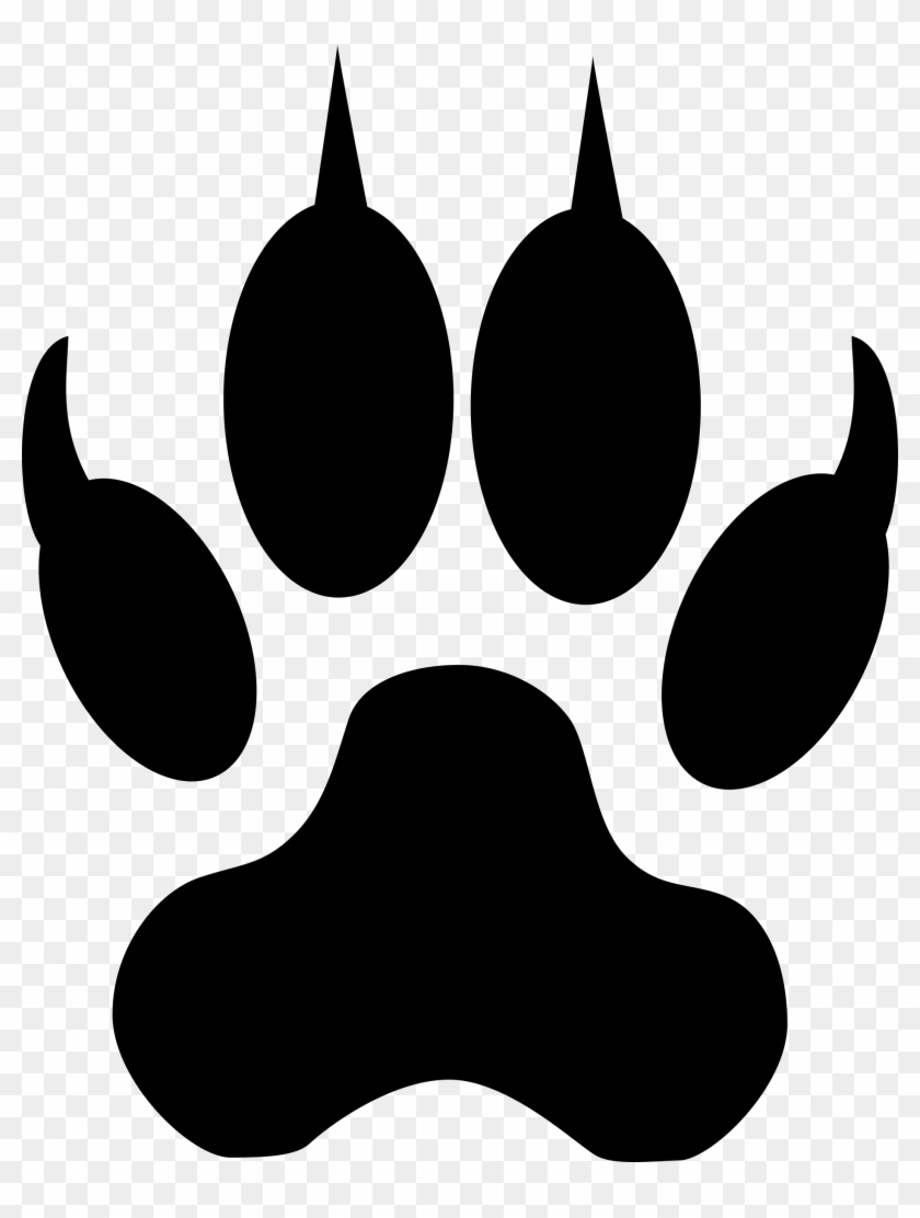 Image For Footstep Track Animal Clip Art Paw Print Clip Art Transparent PNG Clipart Image Download