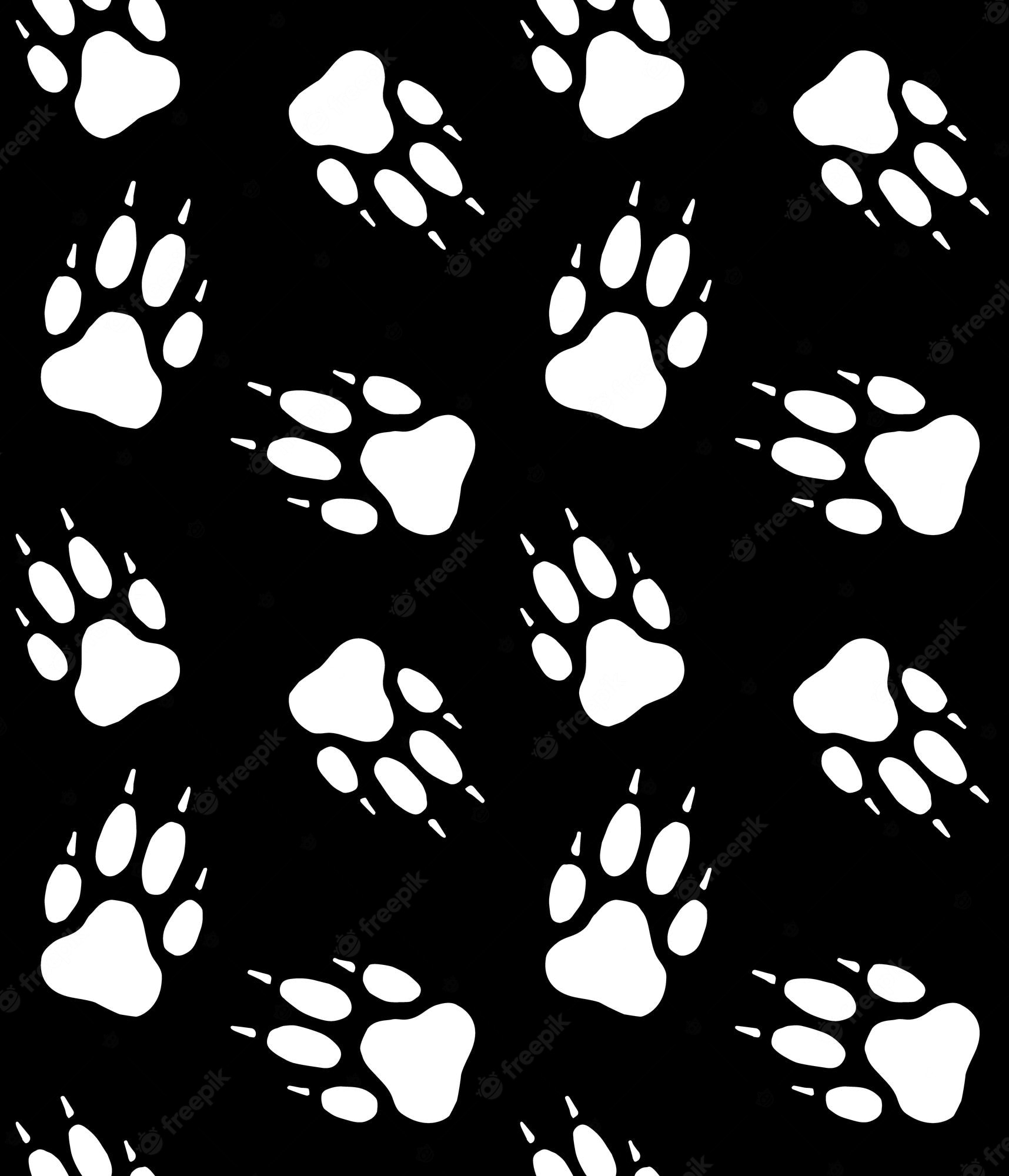 Wolf paw print Image. Free Vectors, & PSD