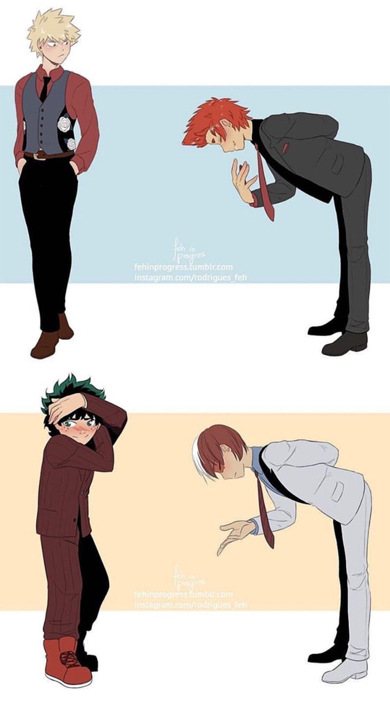 TodoDeku and #Kiribaku. Parejas anime bonitas, Personajes de anime, Dibujos anime parejas