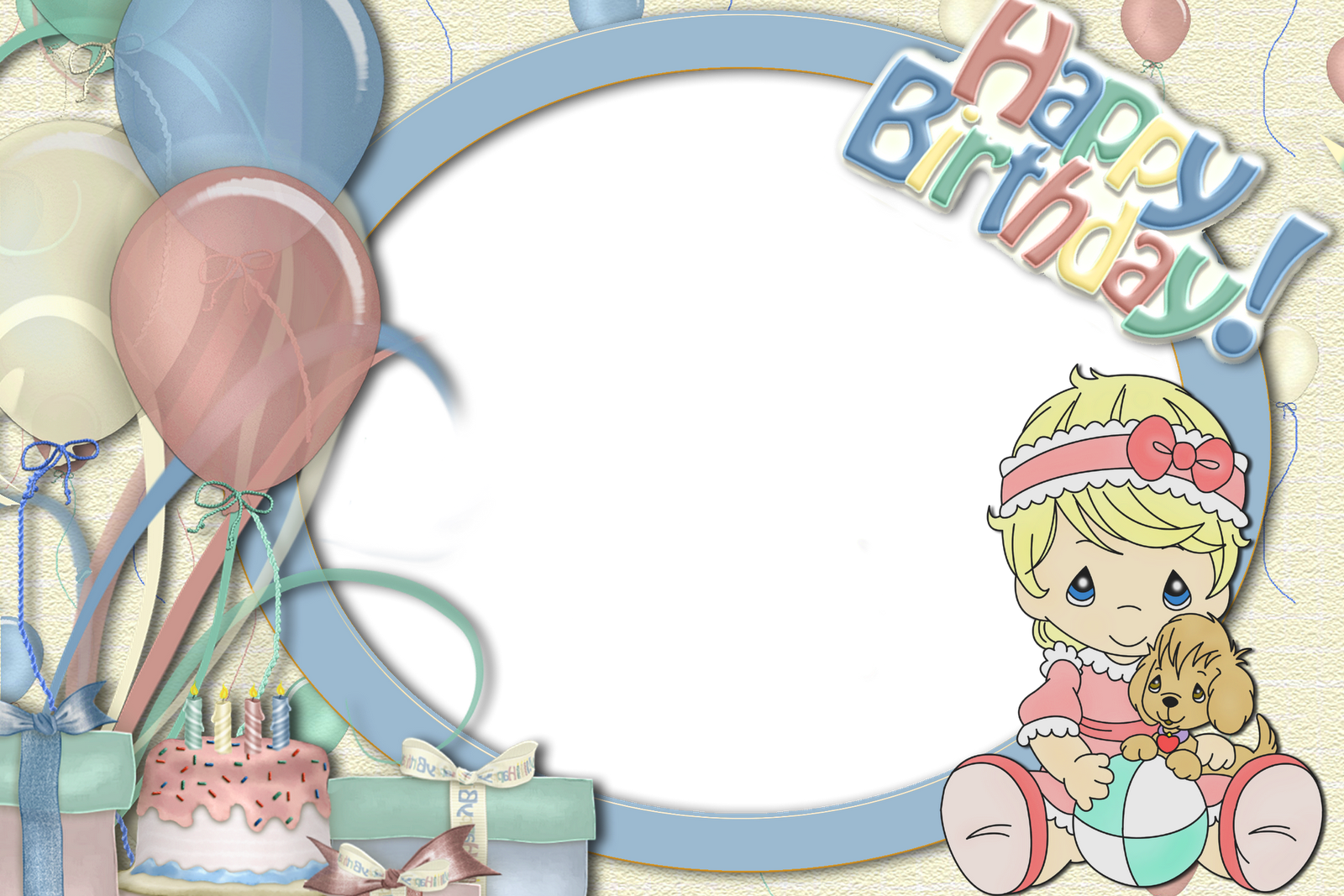 Children Transparent Frame Happy Birthday​-Quality Free Image and Transparent PNG Clipart