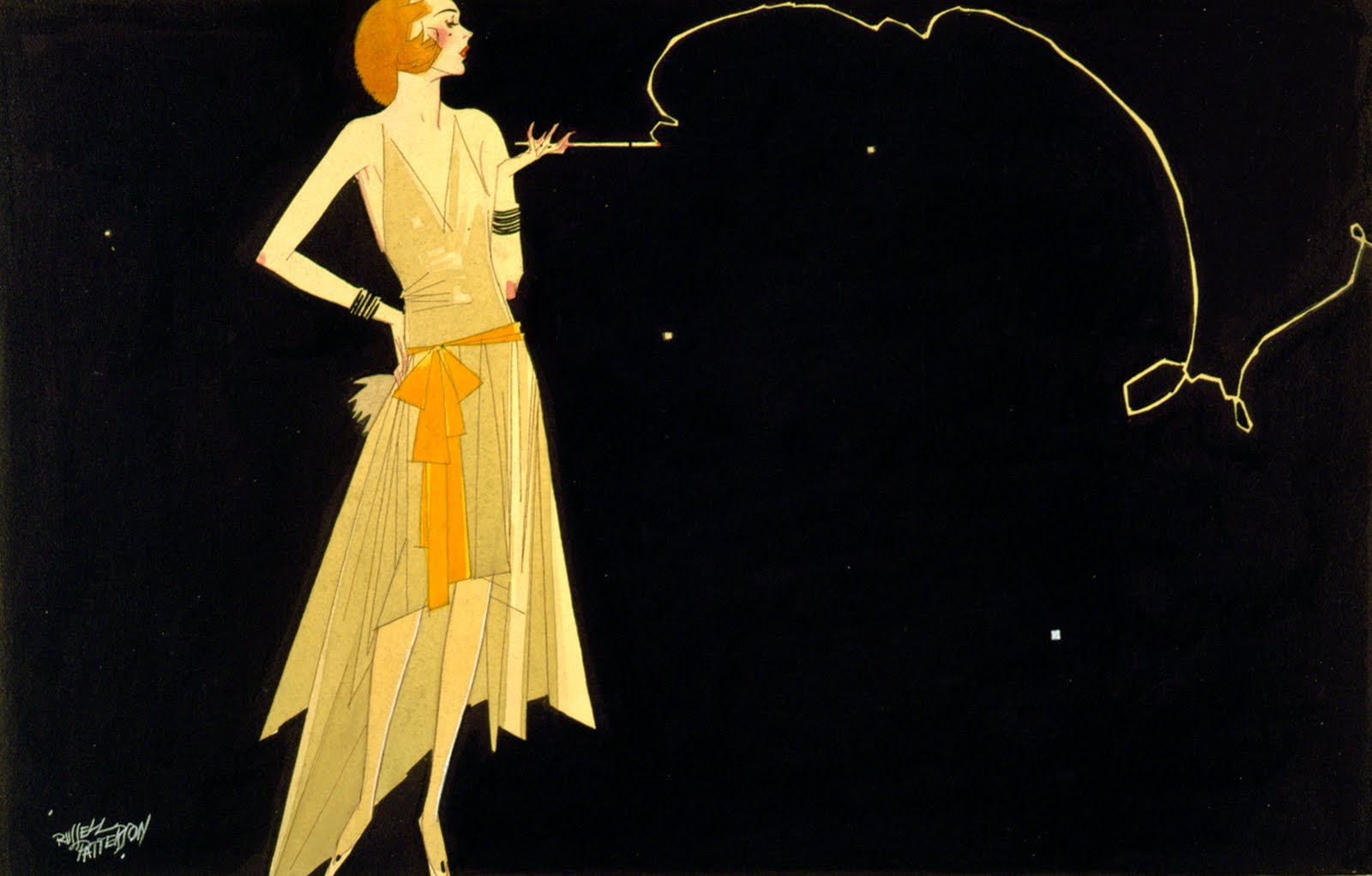 Public Domain Clip Art Photo and Image: Fashionably Dressed Flapper