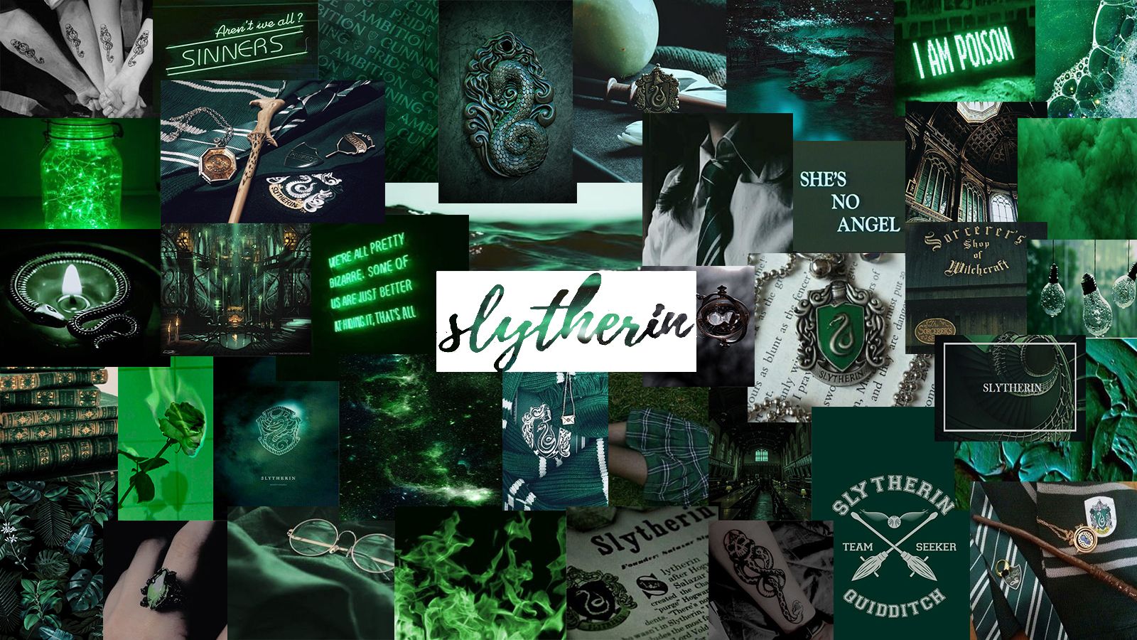 Slytherin Computer Wallpapers Wallpaper Cave