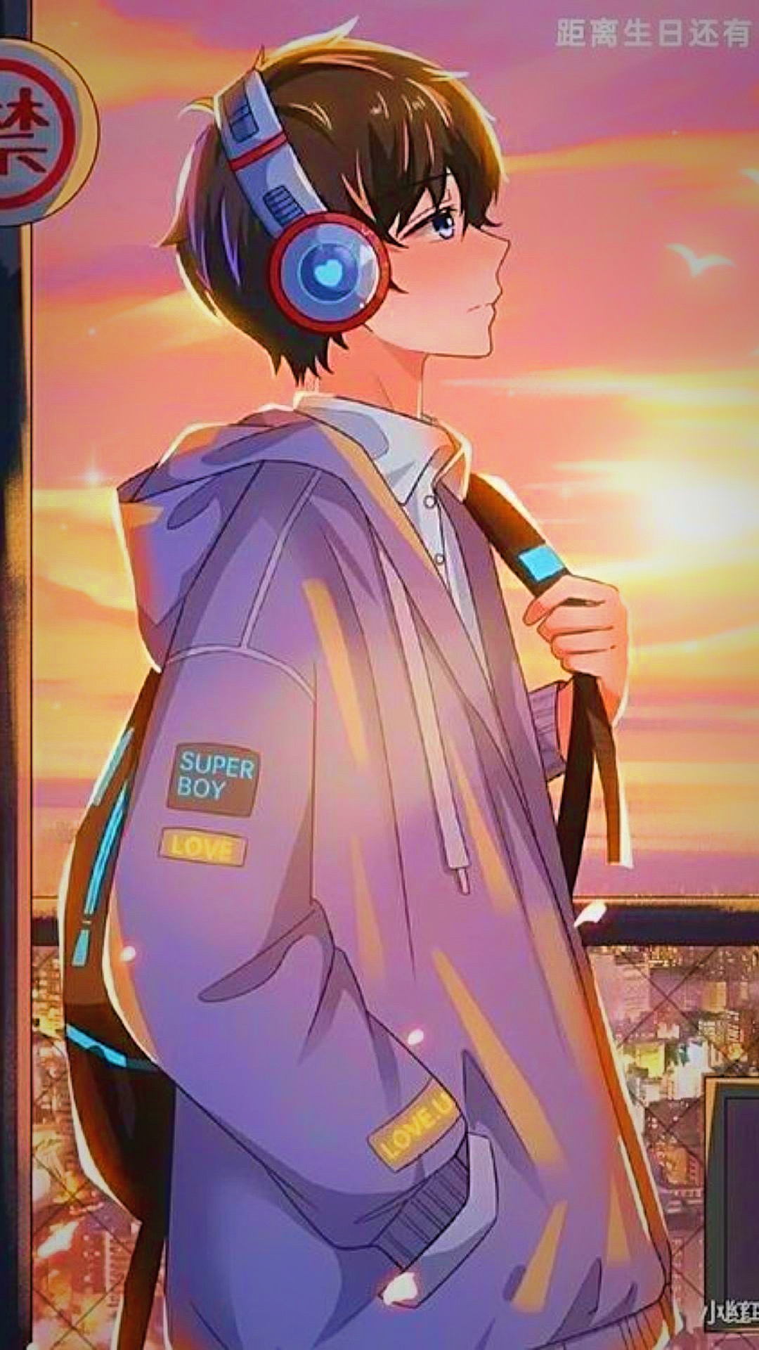 Top Best Anime Boy Listening music iPhone Wallpaper { 4k & HD }