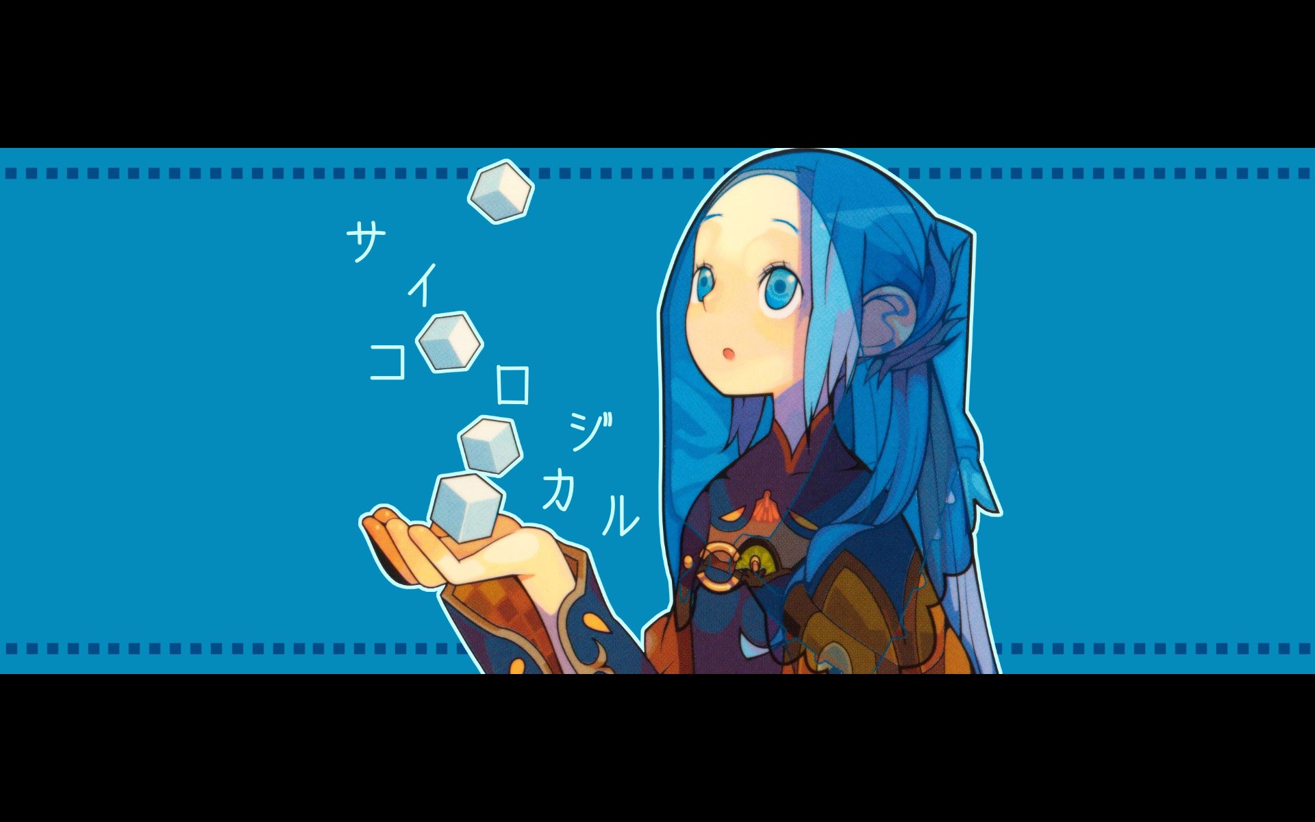 blocks, Paint, Anime, Anime, Girls, Zaregoto Wallpaper HD / Desktop and Mobile Background