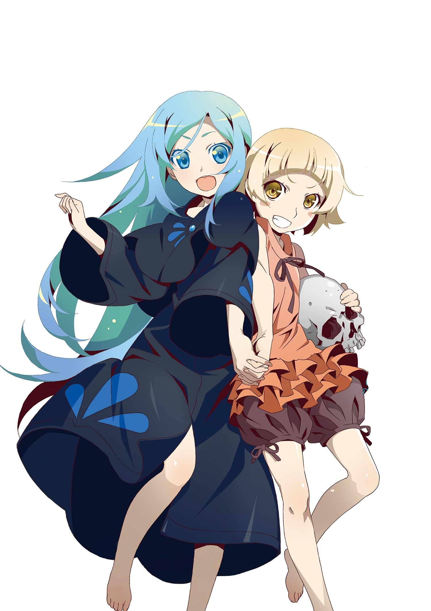 Kunagisa Tomo and Oshino Shinobu