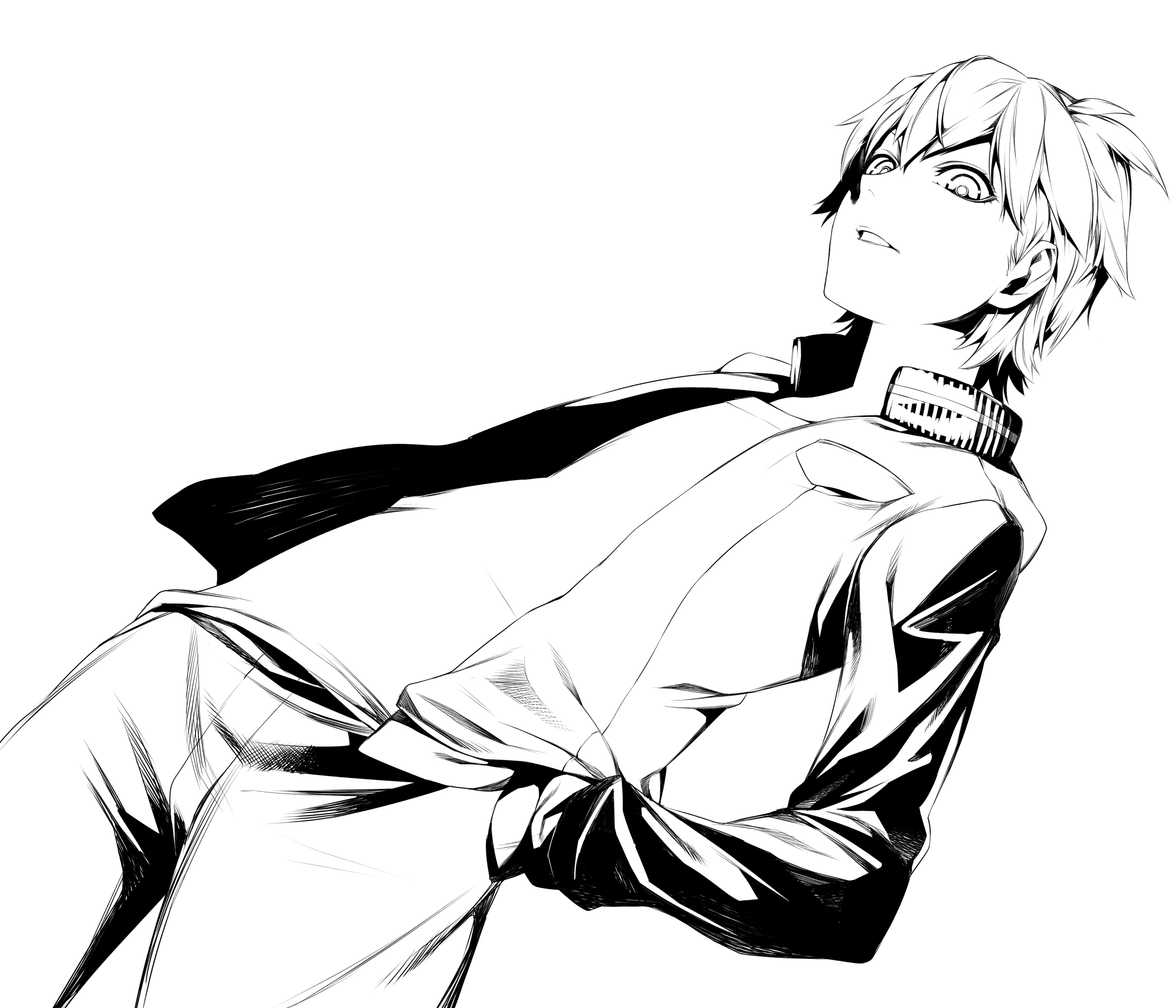 All Male Ii Chan Male Monochrome Rby Zaregoto Series. Konachan.com.com Anime Wallpaper