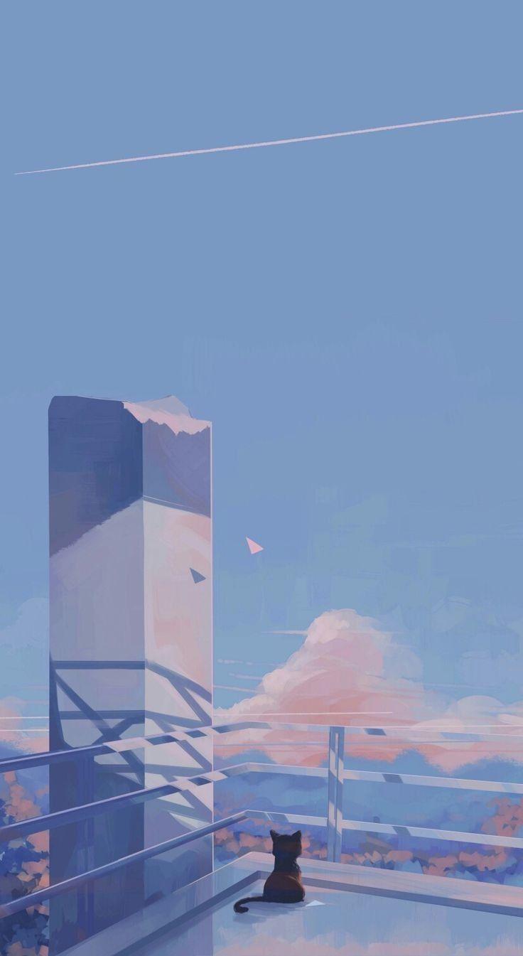 Aesthetic Anime iphone Wallpaper