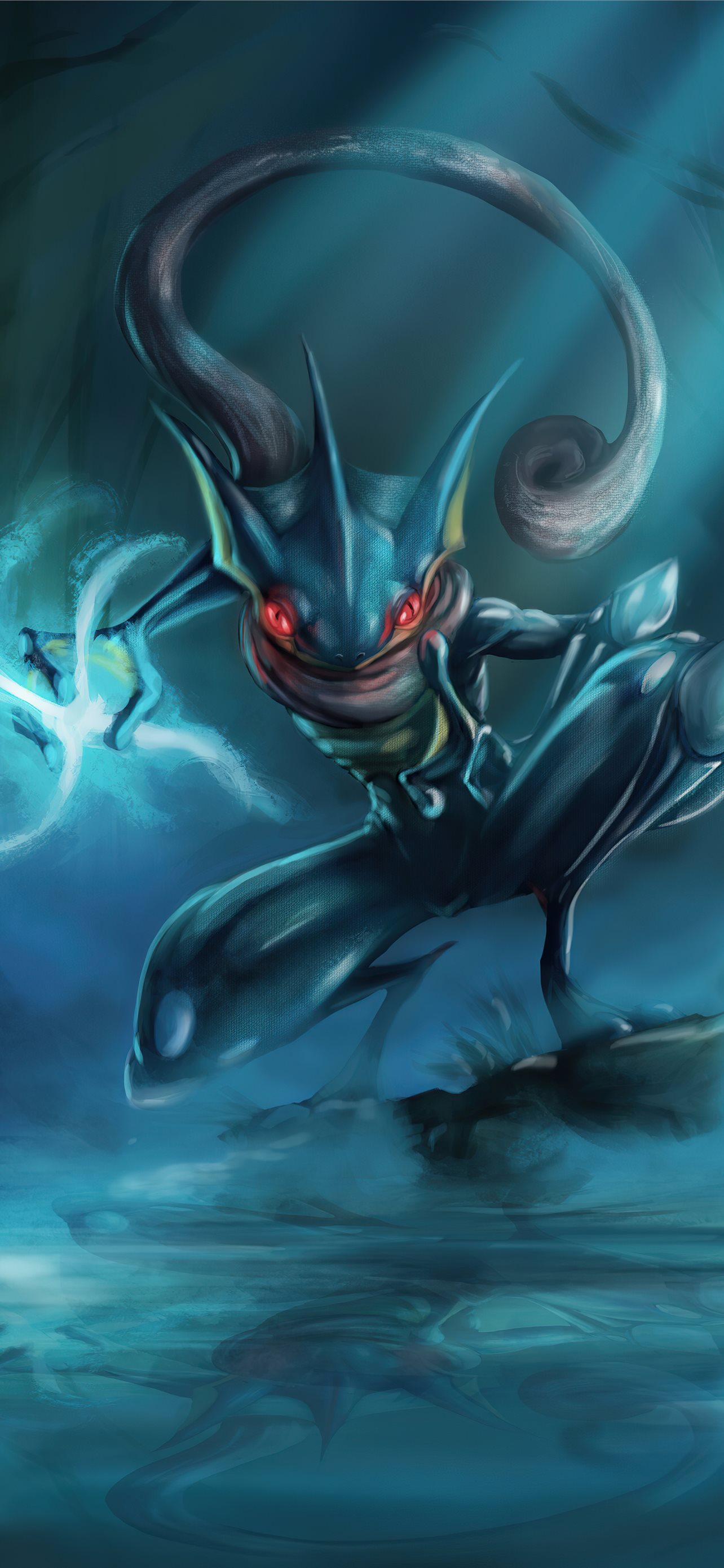 Best Greninja HD iPhone HD Wallpaper