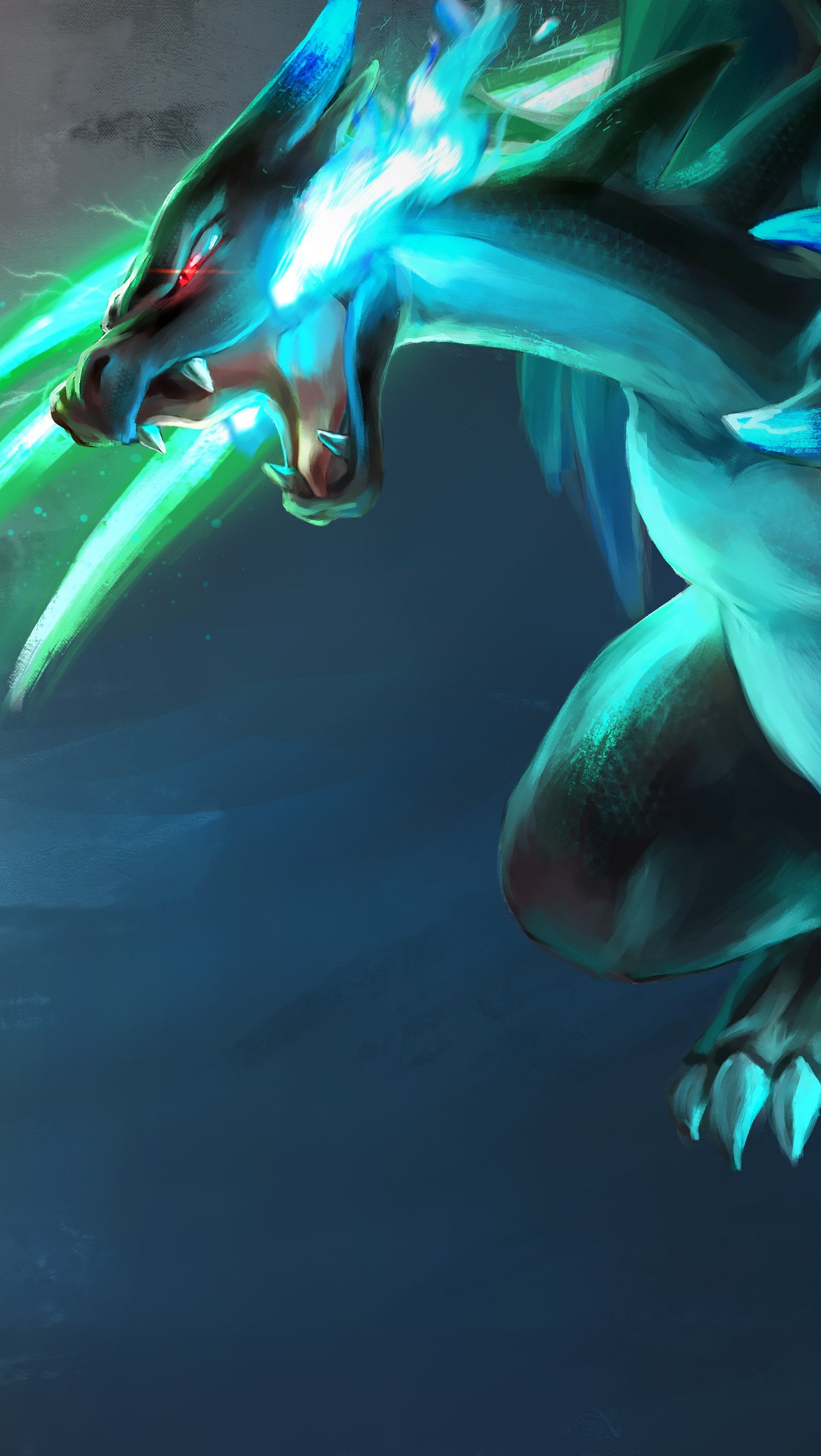 Greninja ash vs Mega Charizard Anime Wallpaper