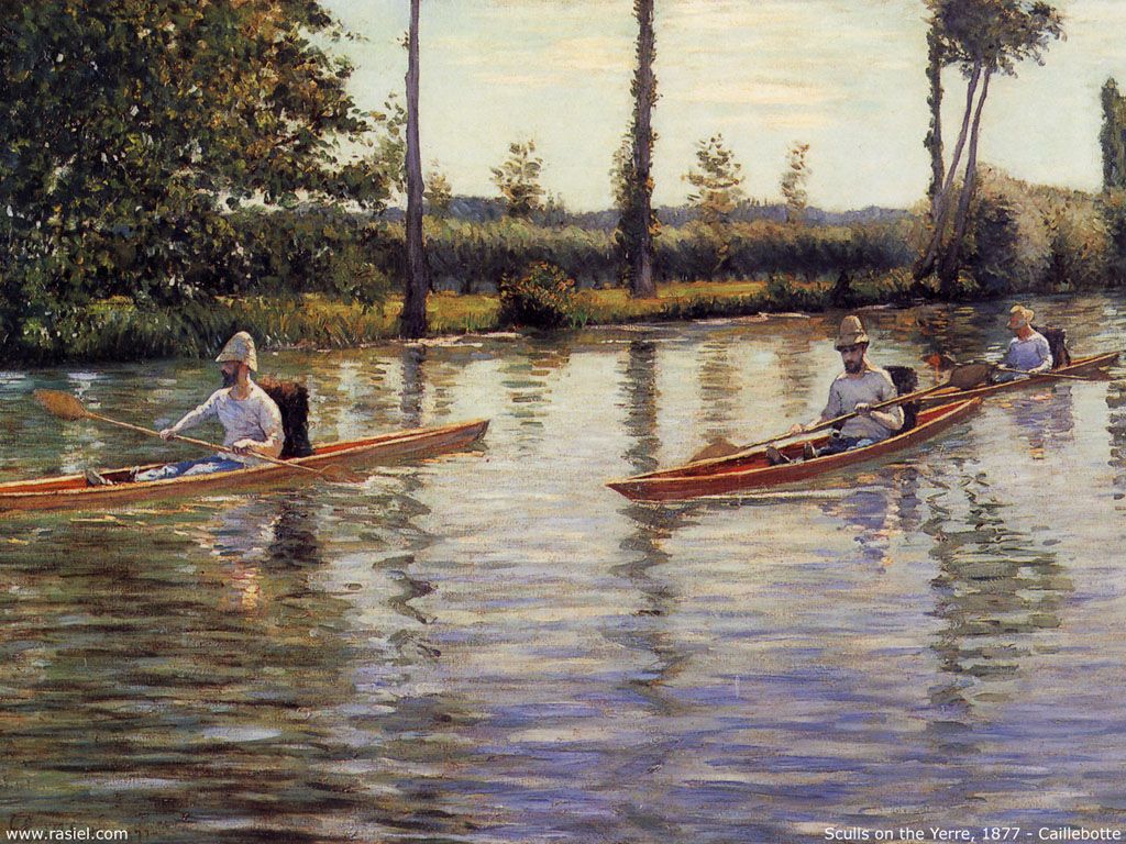 Impressionist Painting, French Painter Caillebotte Oil Paintings 1024*768第2