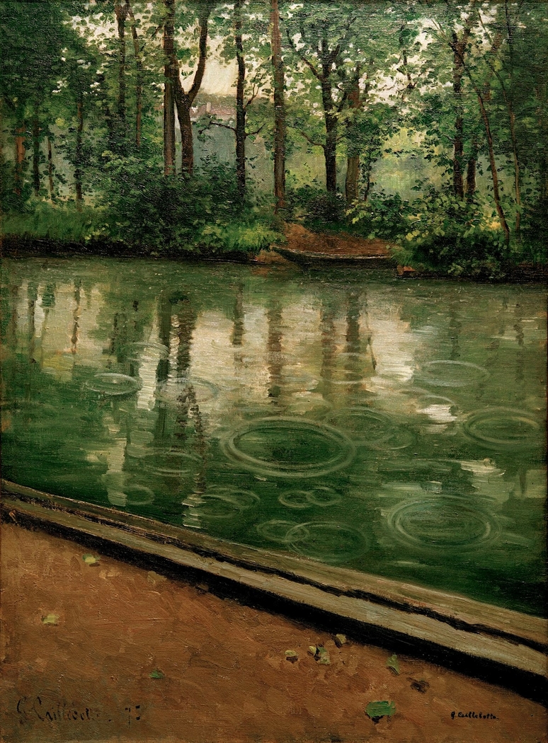 The Yerres, Effect of Rain Gustave Caillebotte on USEUM