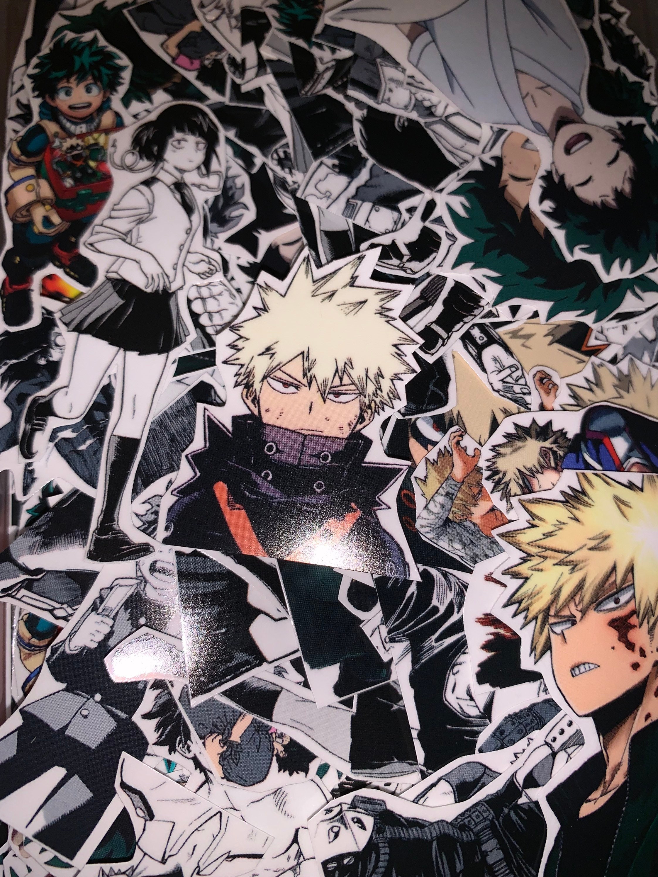 MHA My Hero Academia Transparent Sticker Random Stickers Deku