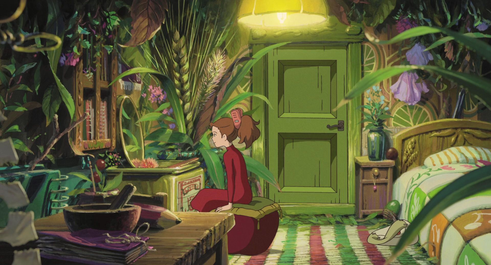 The Secret World of Arrietty Screencaps. Настенные принты, Хаяо миядзаки, Миядзаки
