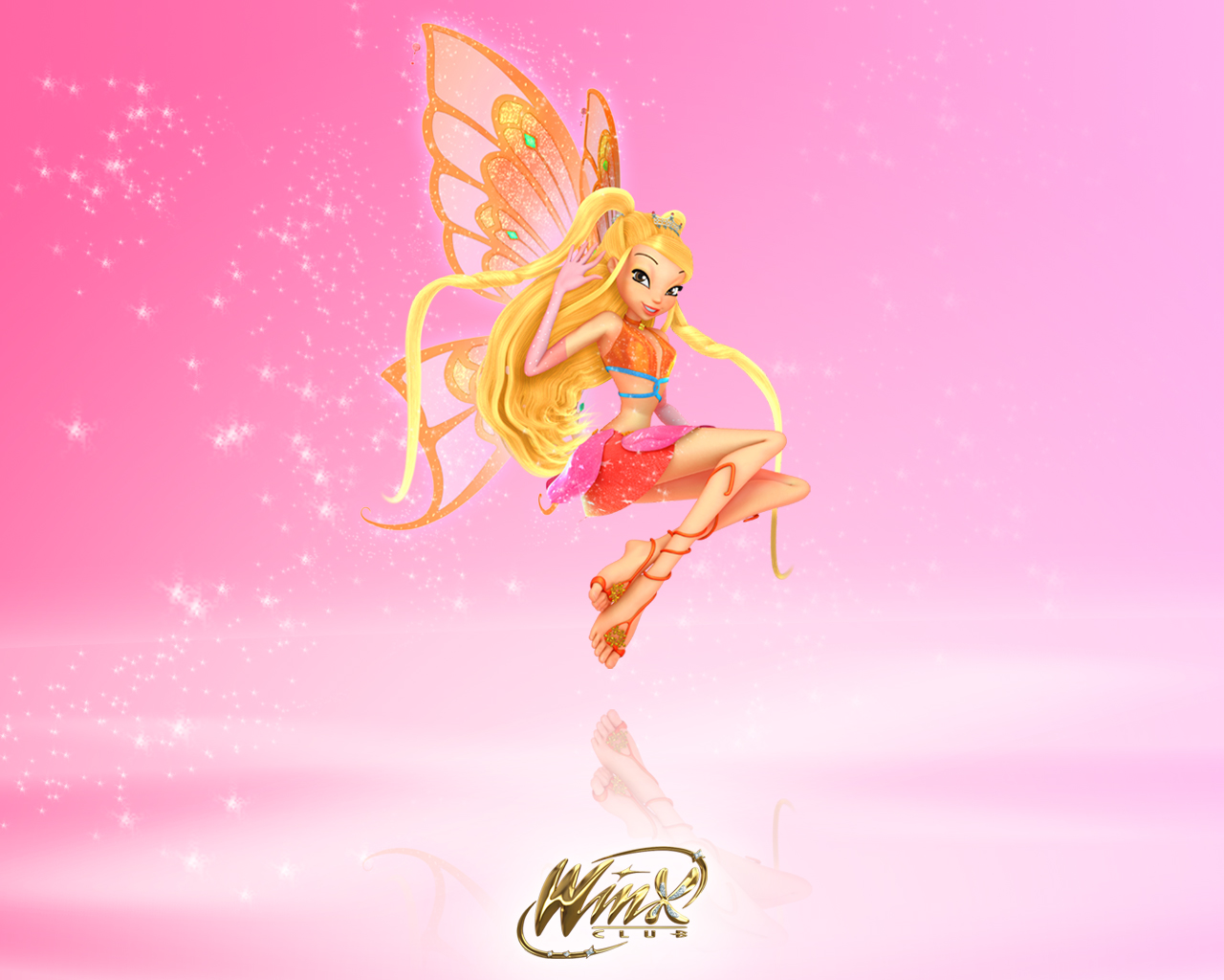 Stella Enchantix 3D Winx Club Fairies Wallpaper