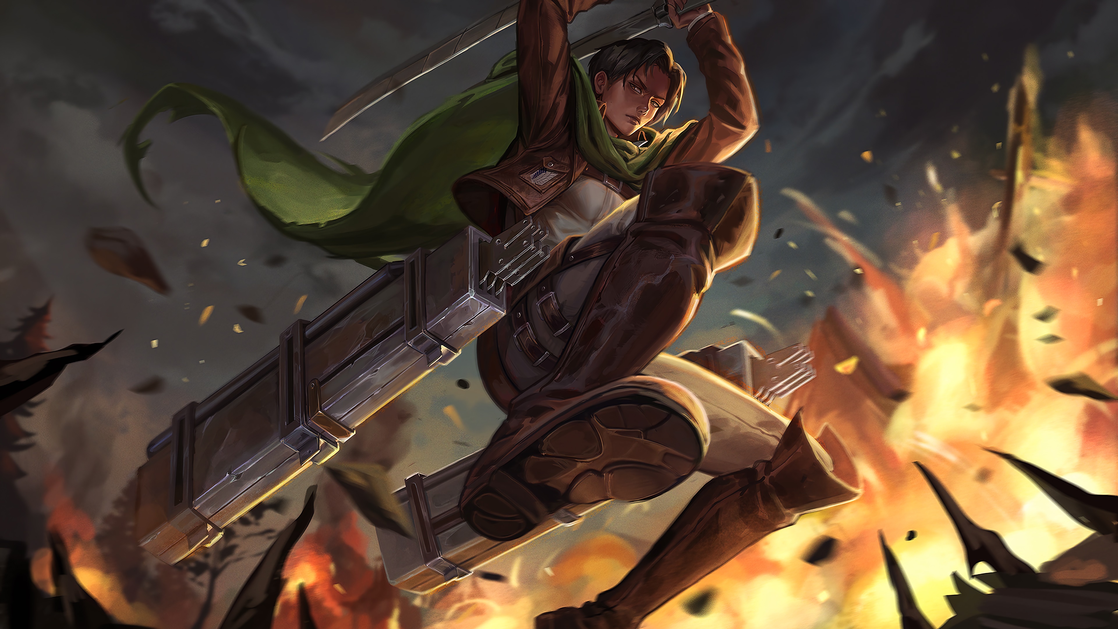 Levi Ackerman, Attack on Titan, Shingeki no Kyojin, Full HD phone wallpaper Gallery HD Wallpaper