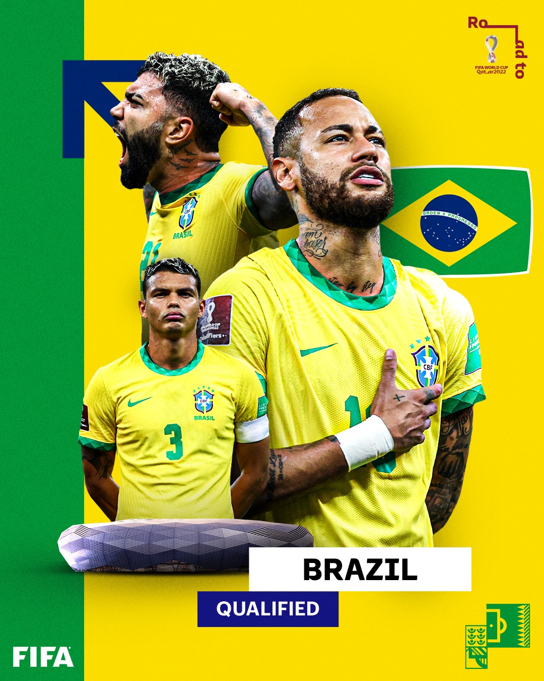 FIFA World Cup 2022 Qatar Brazil Wallpapers - Wallpaper Cave