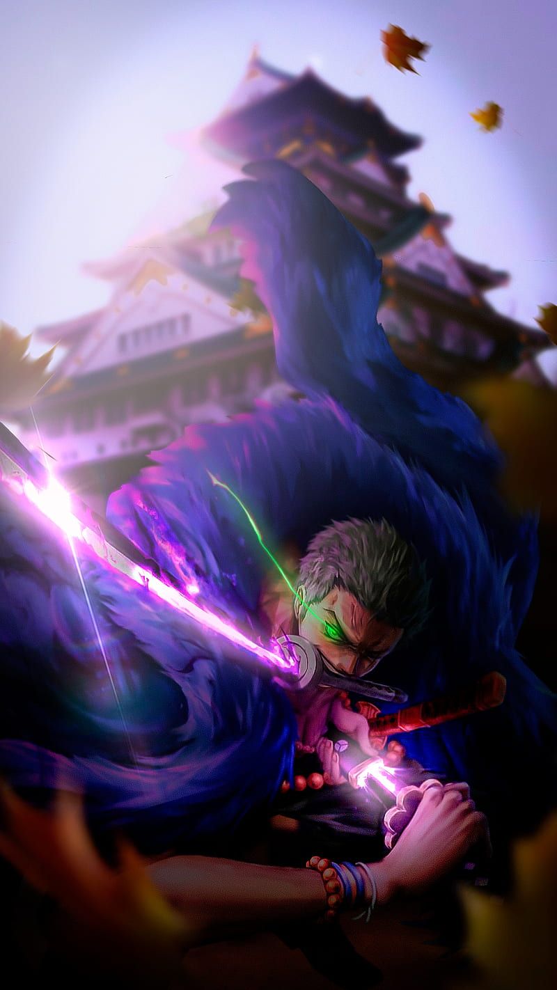 One piece, anime, zoro, HD phone wallpaper