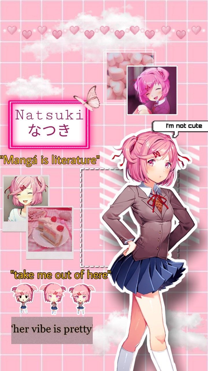 Natsuki wallpaper. Doki doki anime