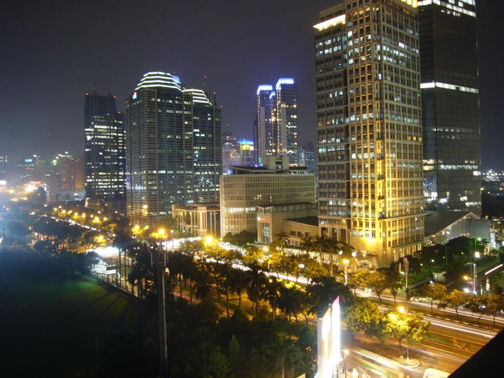 This is the capital of Indonesia in the night. Indonesia, Pulau, Tempat