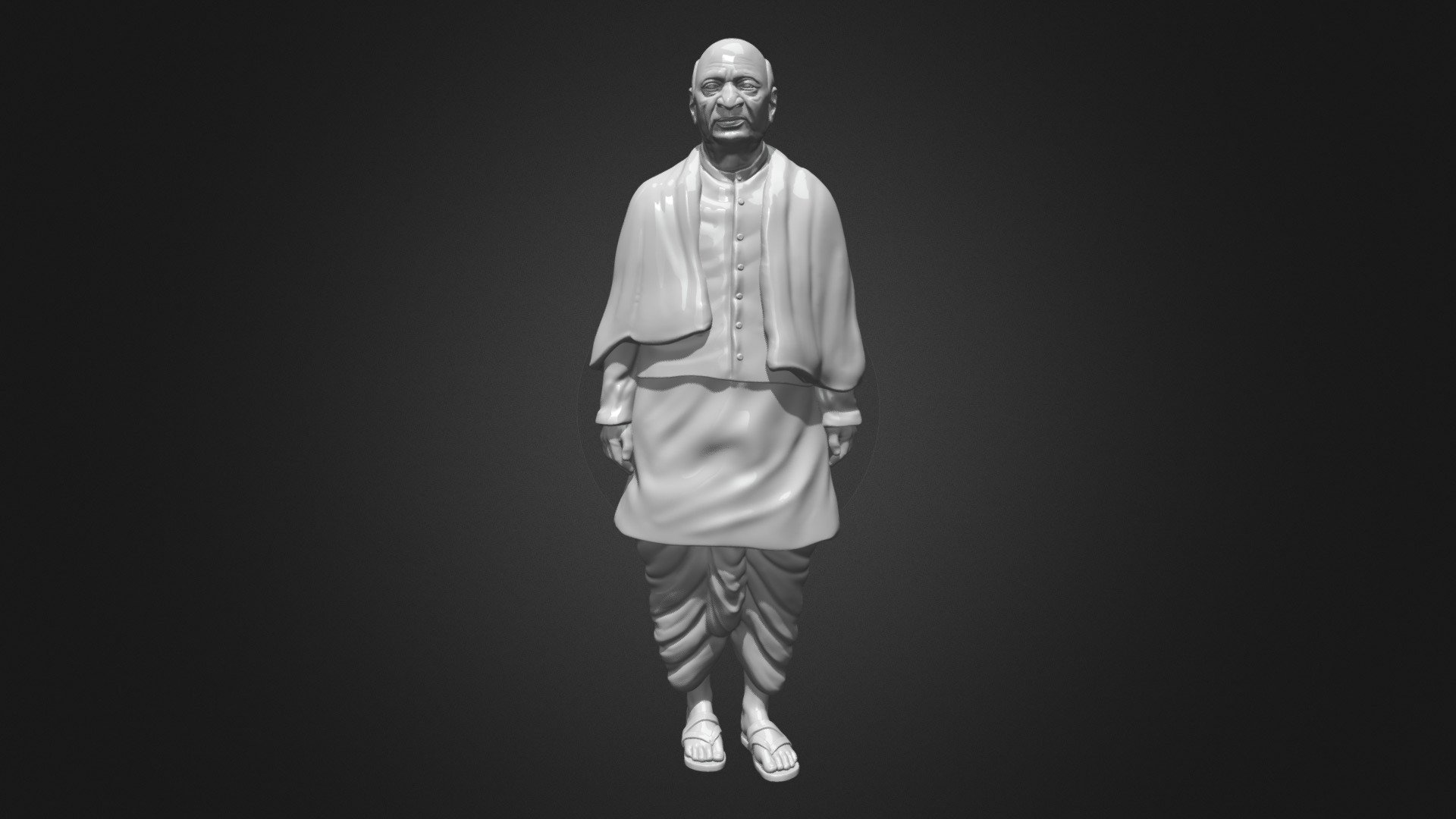Statue Of Unity ( SARDAR PATEL ) model by vishaljeengar09 [24603cc]
