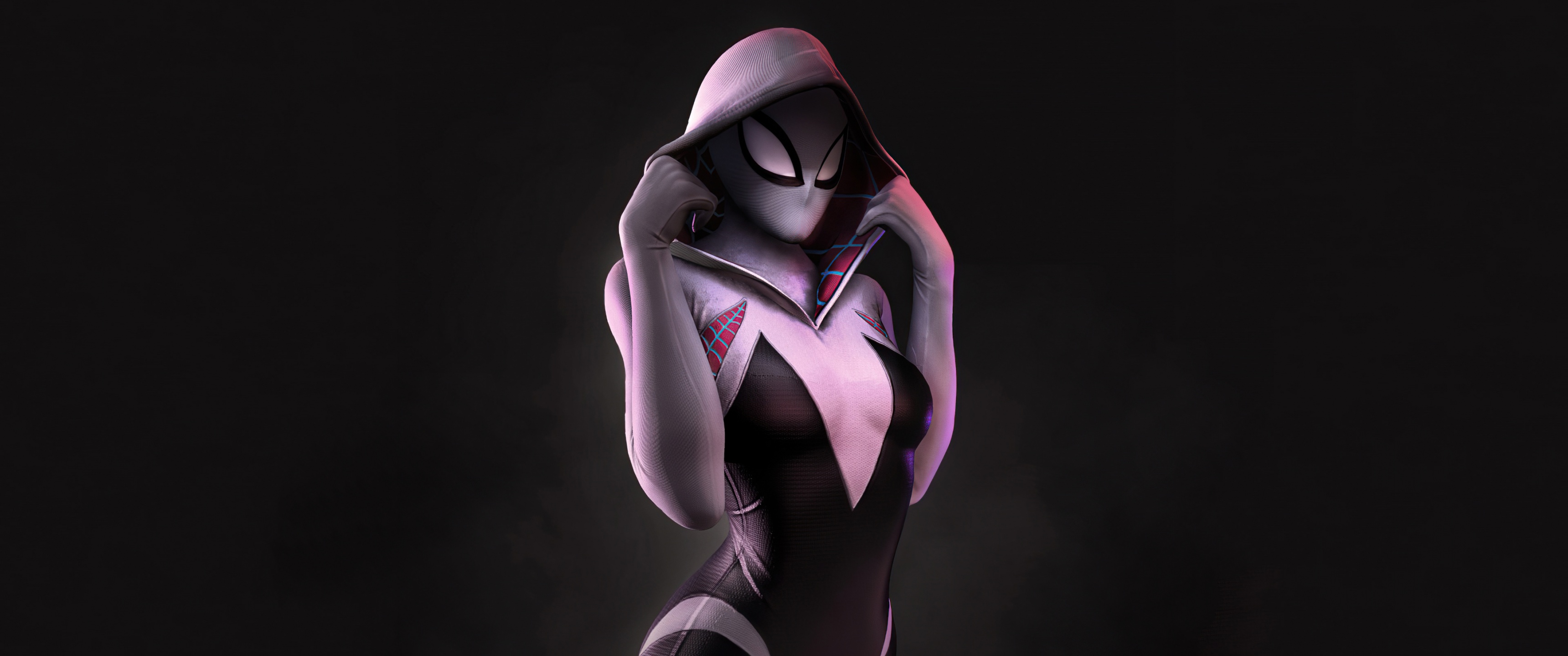 Spider Gwen Wallpaper 4K, Marvel Superheroes, Gwen Stacy, Graphics CGI