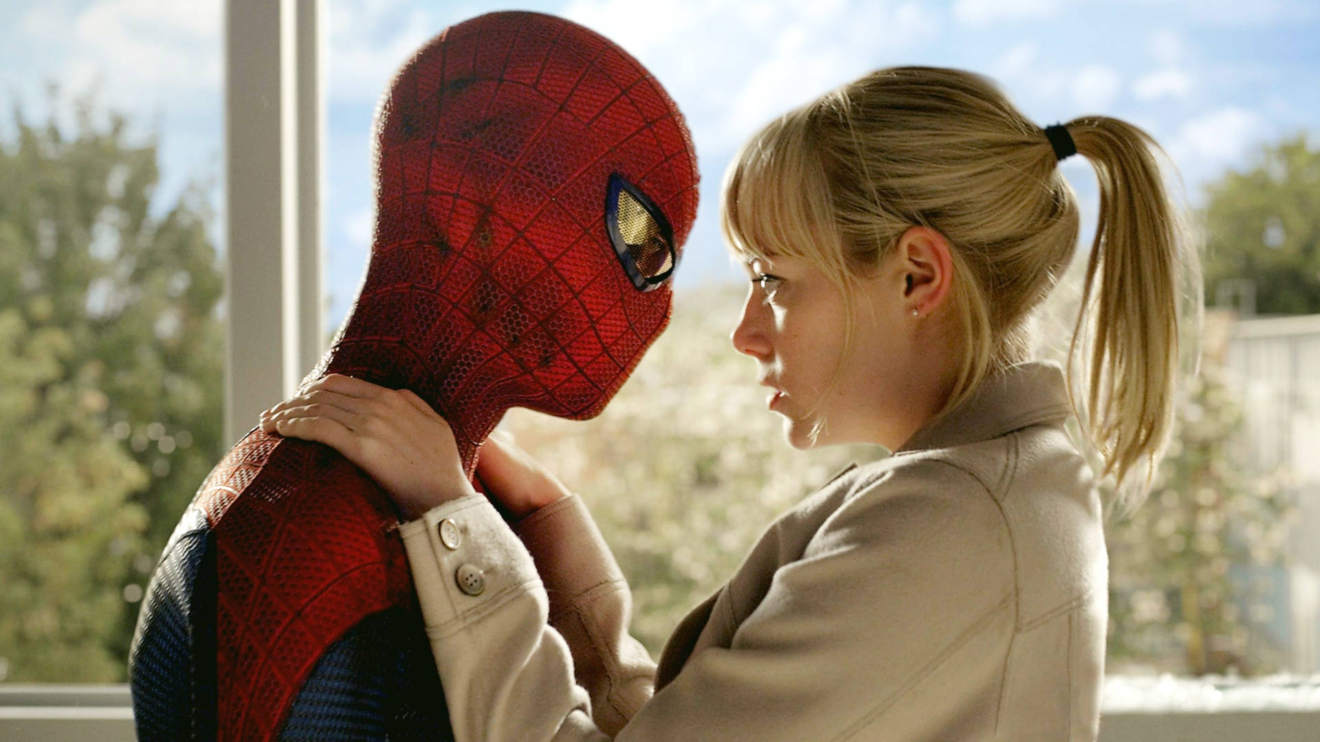 Download Spider Man And Gwen Stacy 4k Wallpaper