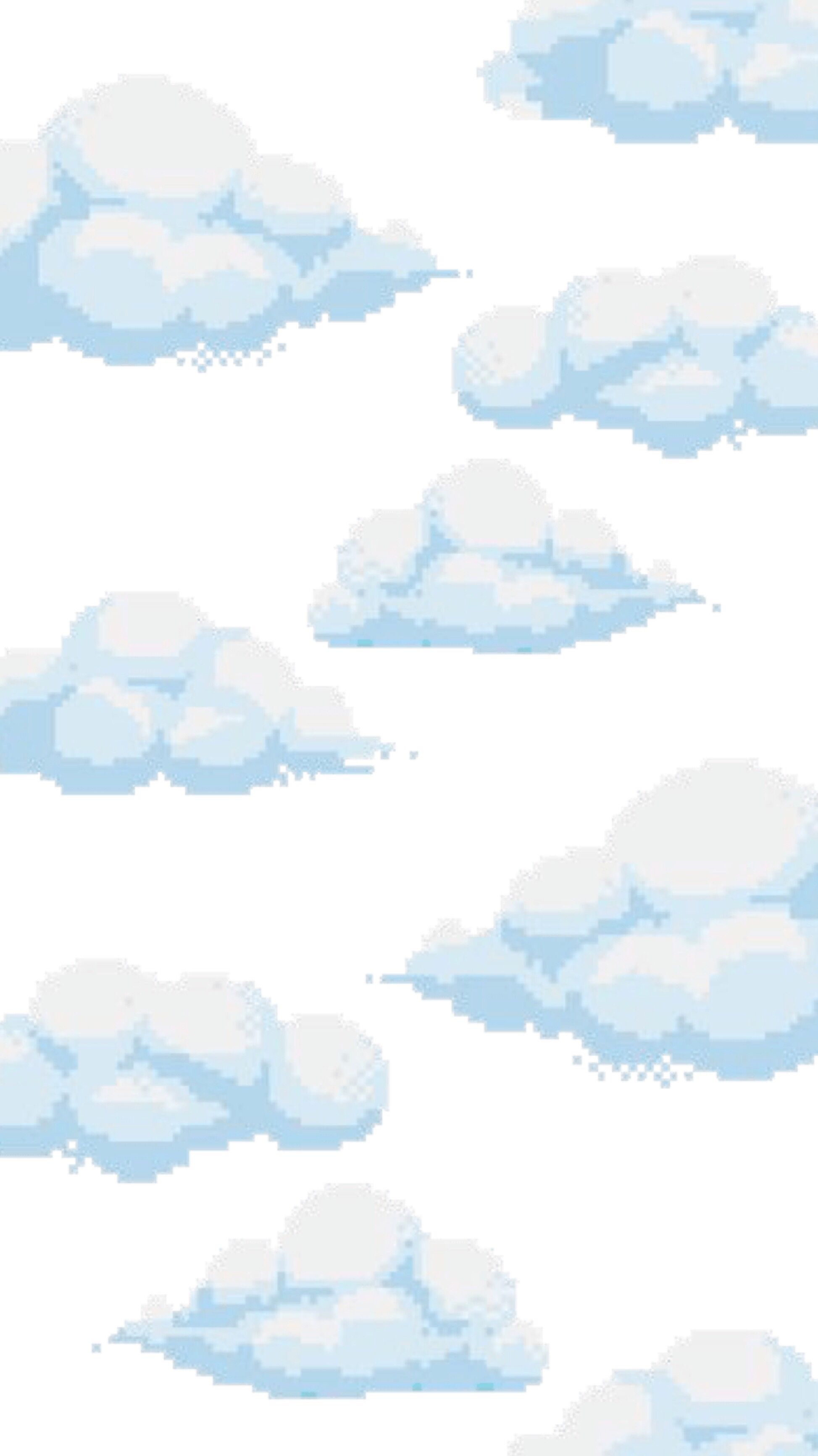 Cloud Pixel Art Wallpaper Free Cloud Pixel Art Background