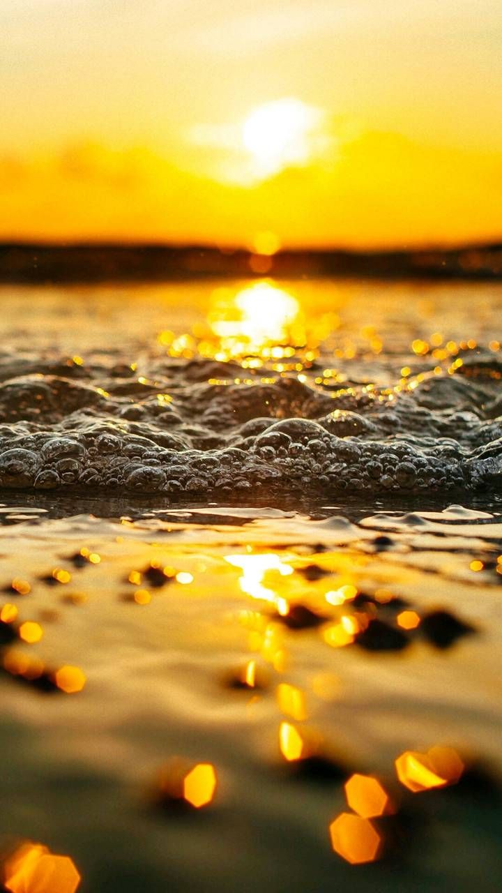 Sunset Wallpaper by spy_quake. Sunset wallpaper, iPhone wallpaper yellow, Beach wallpaper iphone