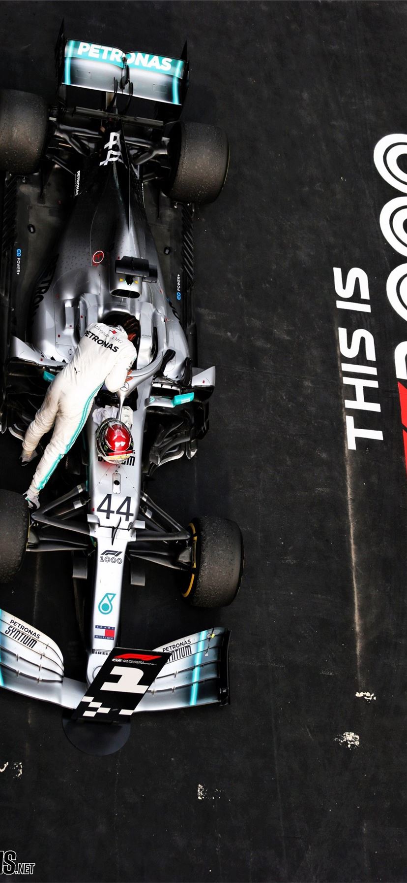 Lewis Hamilton Mercedes Shanghai International Cir. iPhone 11 Wallpaper Free Download