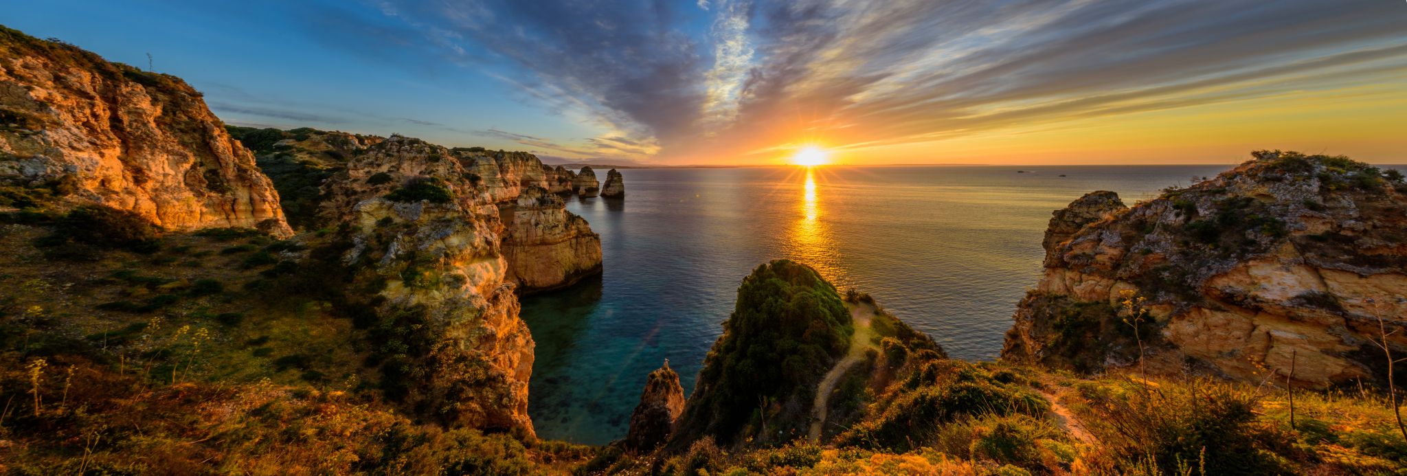 Sunrise at Ponta Da Piedade, Portugal