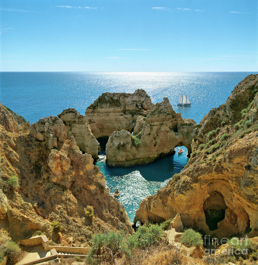Portugal, the Algarve, Ponta da Piedade, Lagos Photograph by Mikehoward Photography. Fine Art America