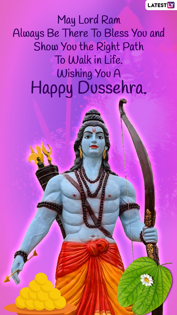 Happy Dussehra 2022: Wishes, Greetings & Photo for Ravan Dahan Celebrations