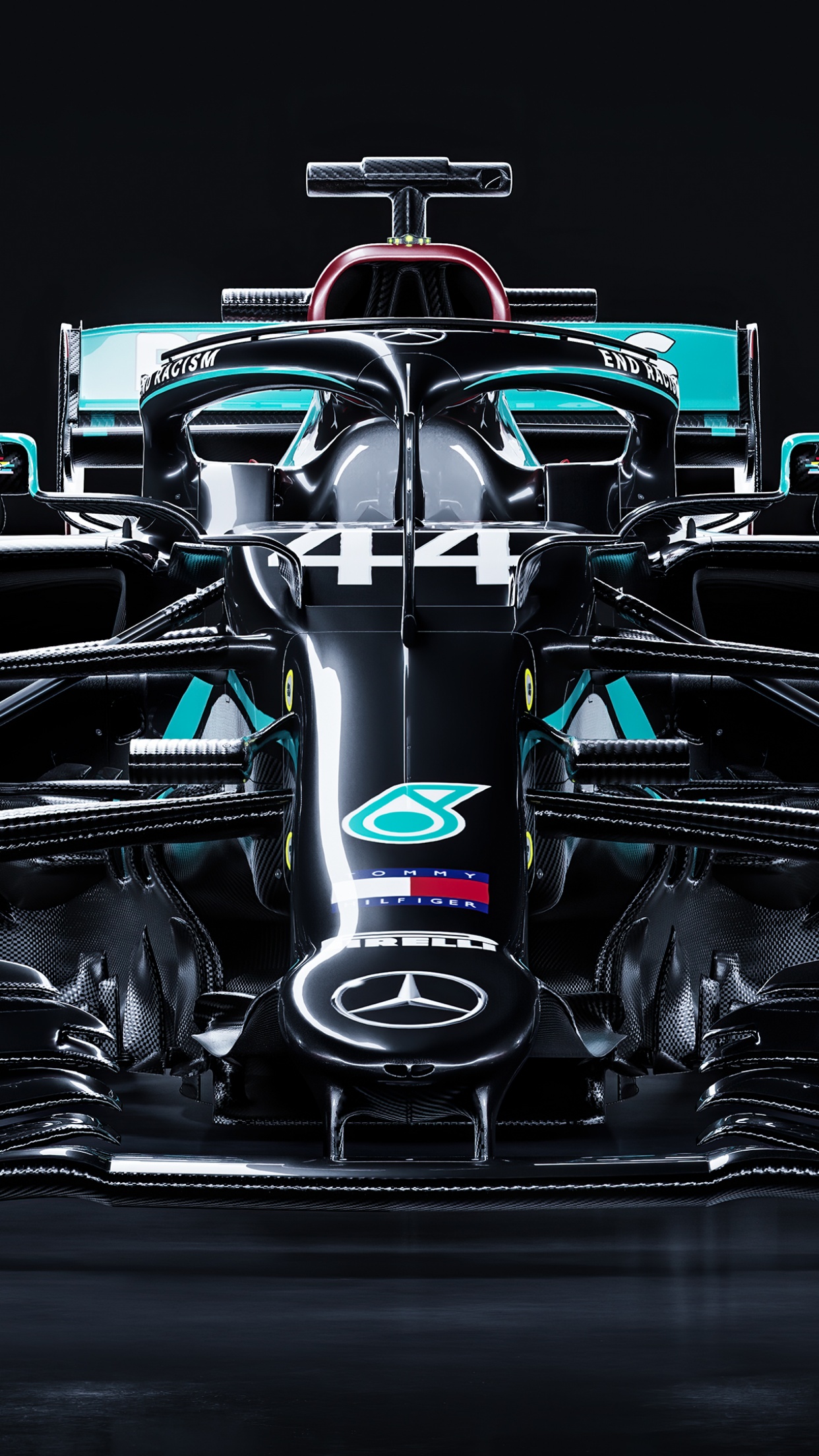 Mercedes AMG F1 W11 EQ Performance Wallpaper 4K, Formula One Cars, Black Dark