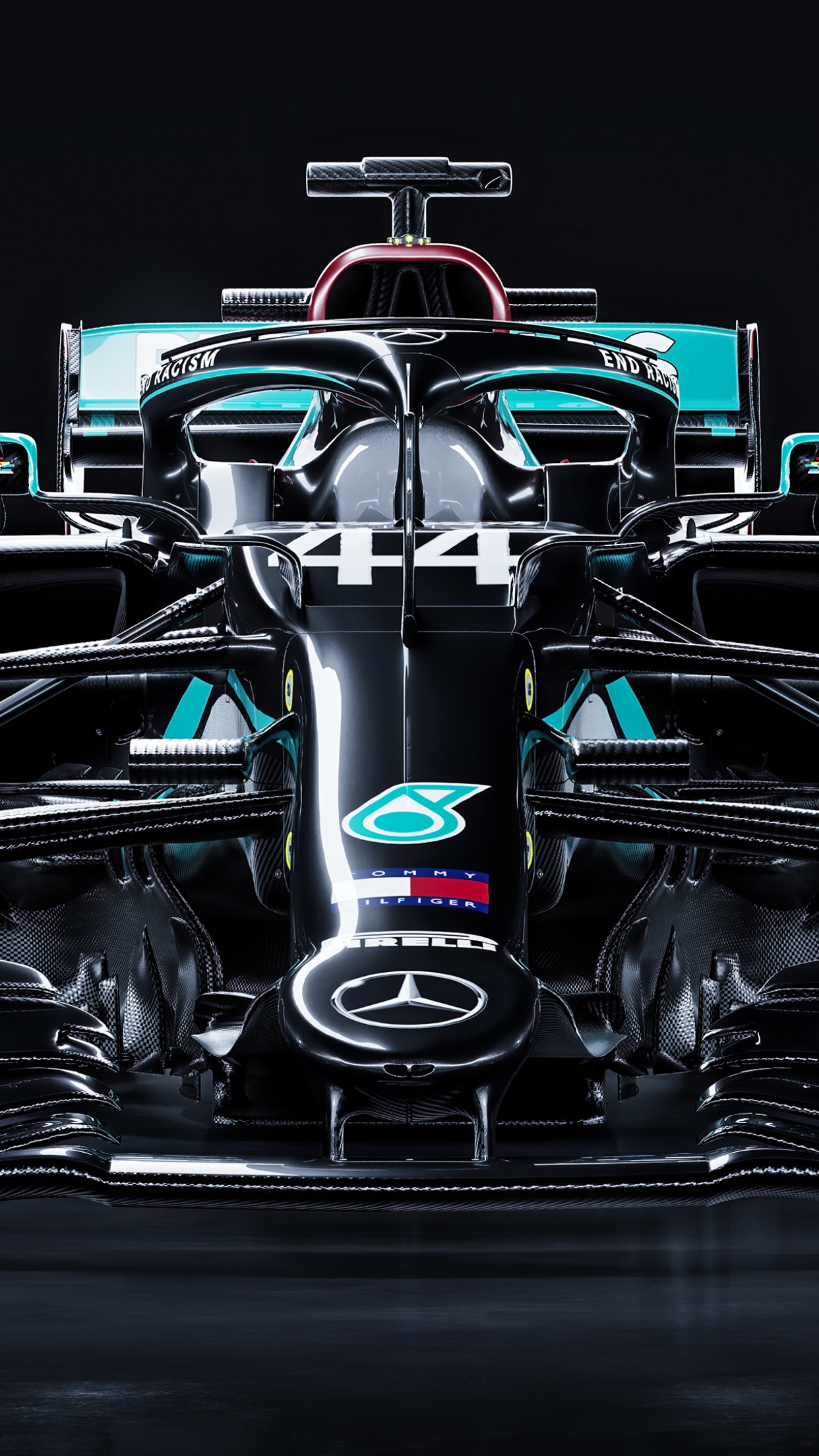 Mercedes AMG F1 W11 EQ Performance Wallpaper 4K, Formula One Cars, Black Dark