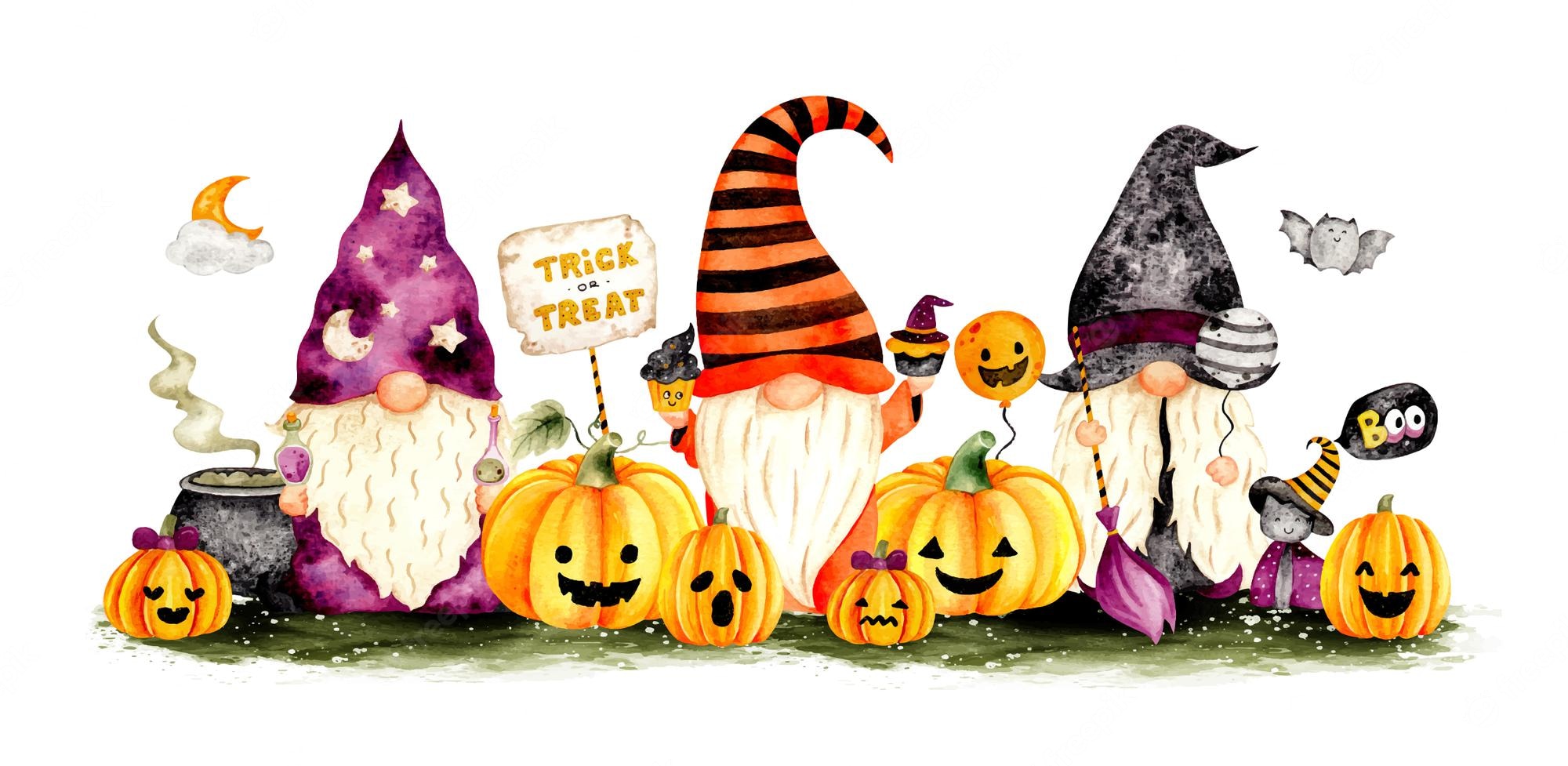 Watercolor halloween Image. Free Vectors, & PSD