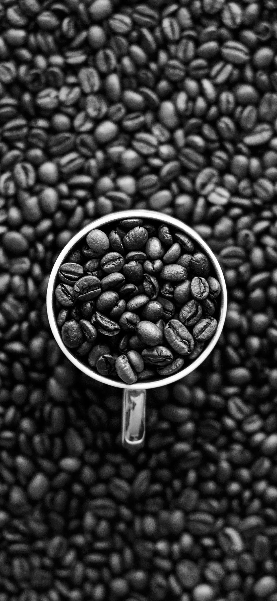 coffee bokeh pattern bw dark