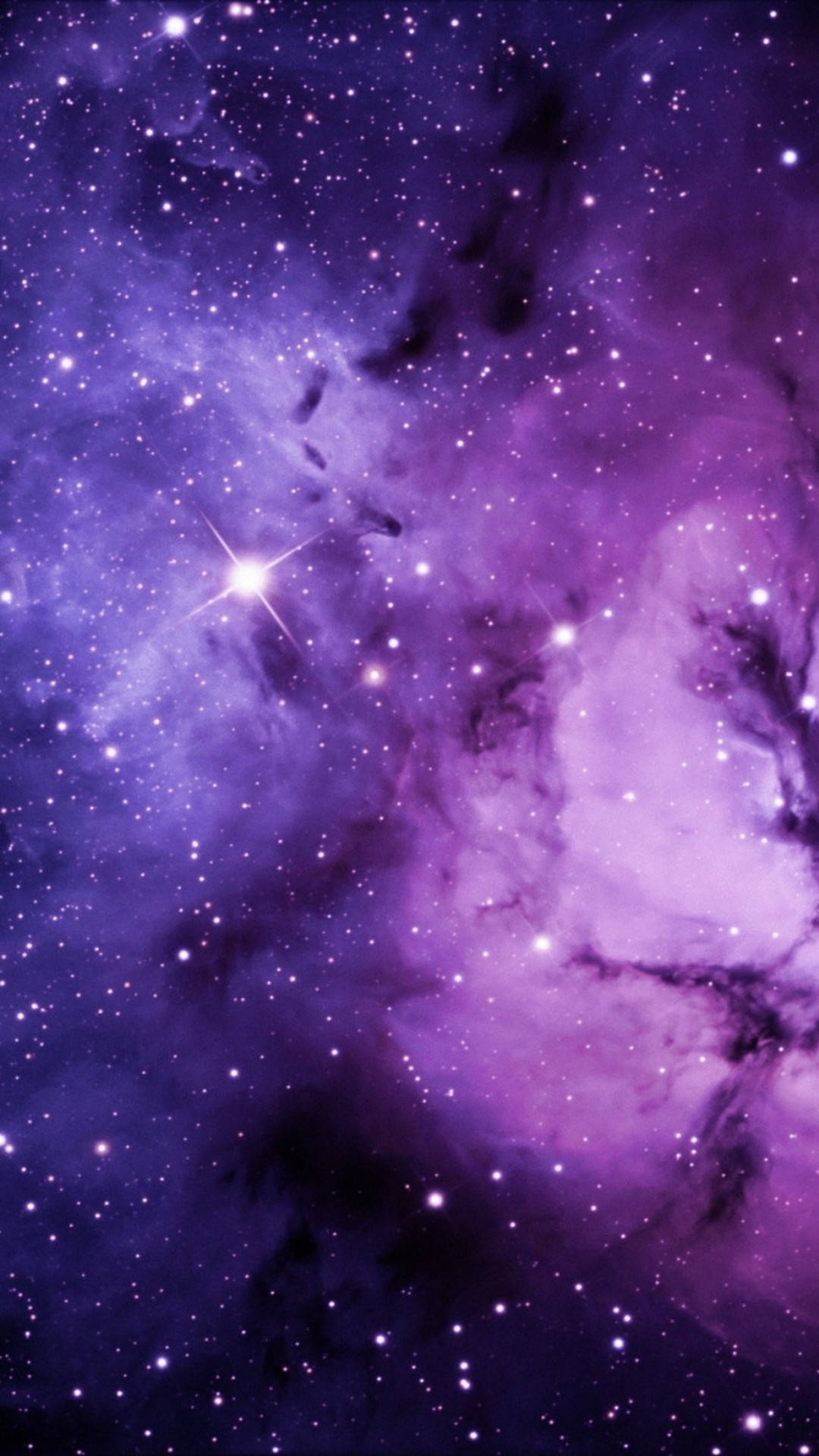 Download Pretty Aesthetic Purple Galaxy Wallpaper