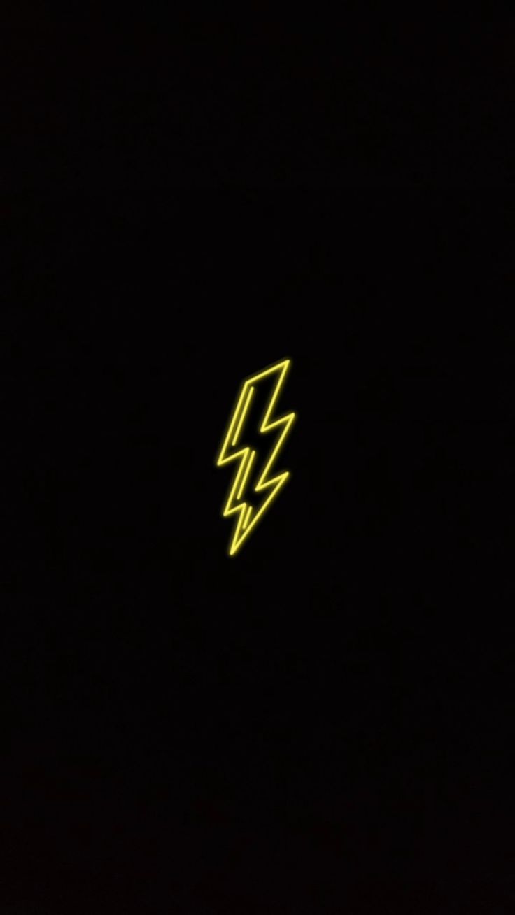 Neon lightning. Flash wallpaper, Neon wallpaper, Black wallpaper