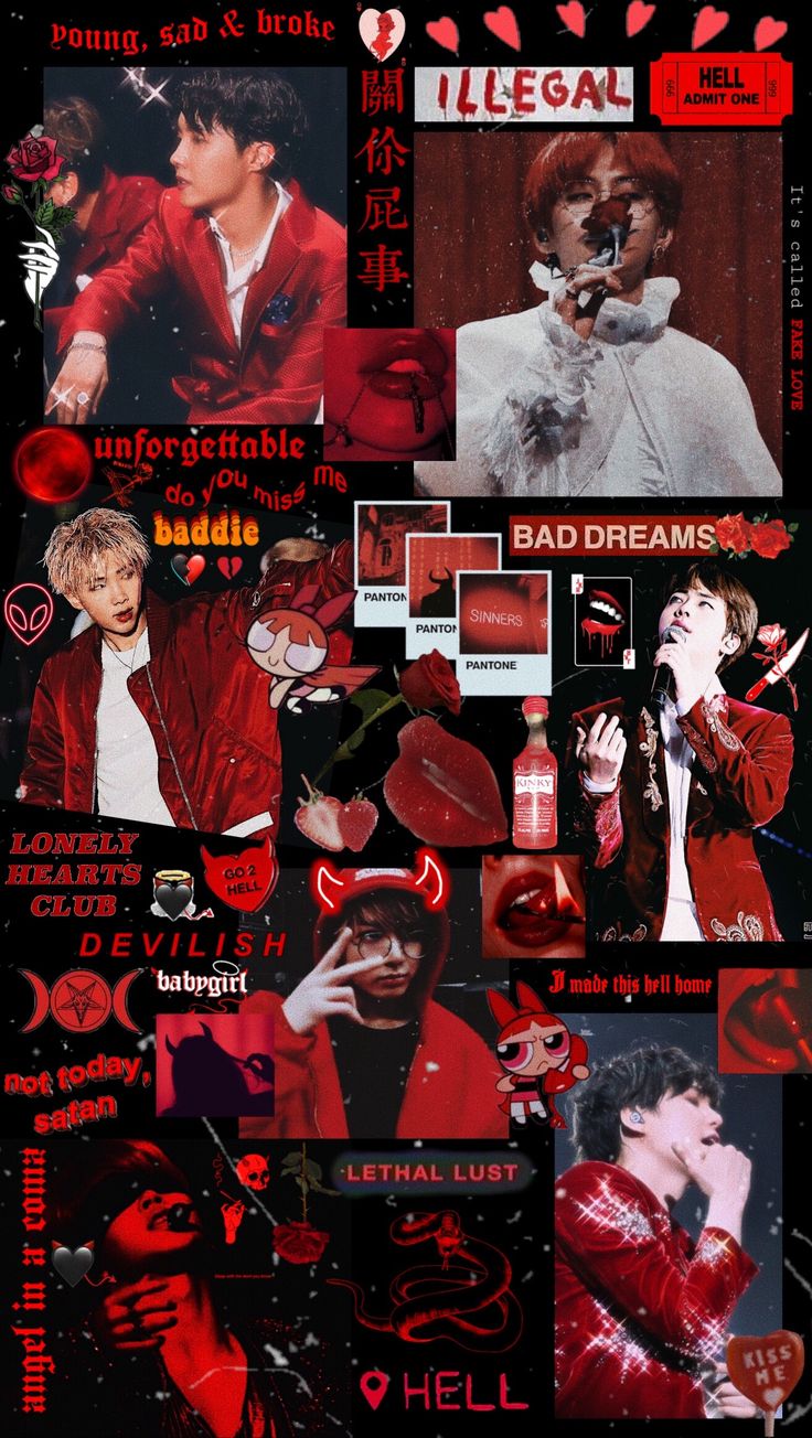 Bts red aesthetic. Red wallpaper, Red aesthetic, Bts wallpaper