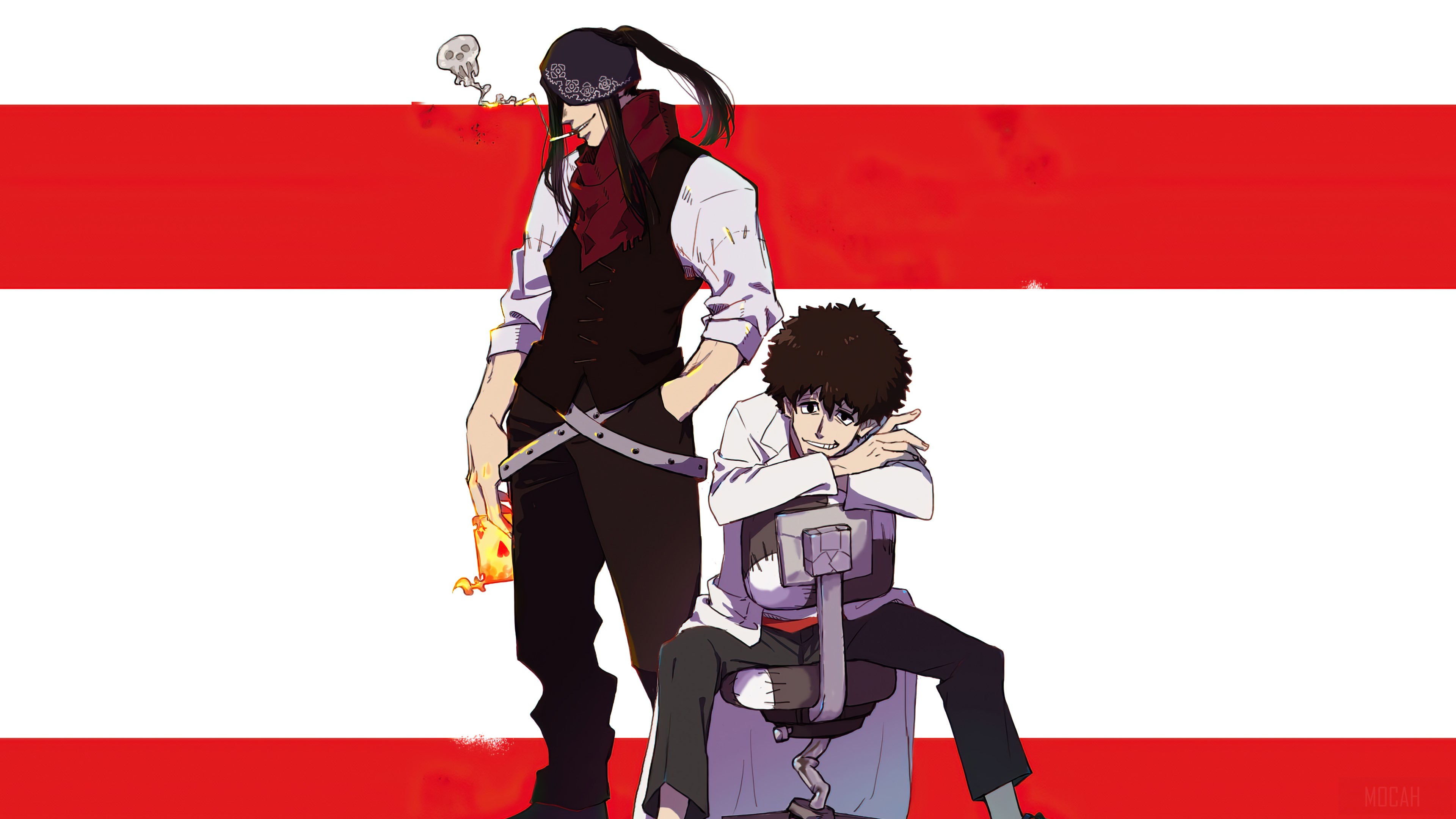 Fire Force  C anime, Joker wallpapers, Anime