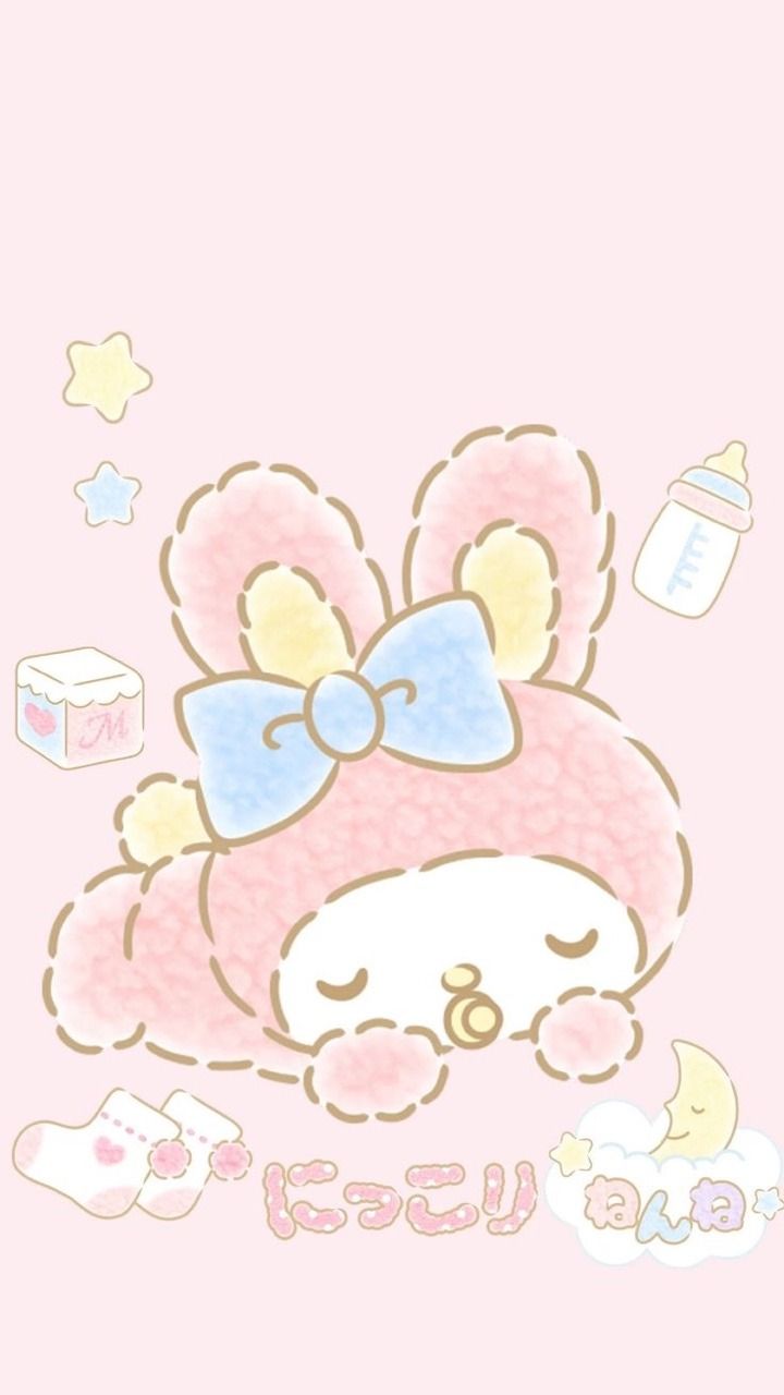 ♡ let me dream ♡. Melody hello kitty, My melody wallpaper, Hello kitty picture