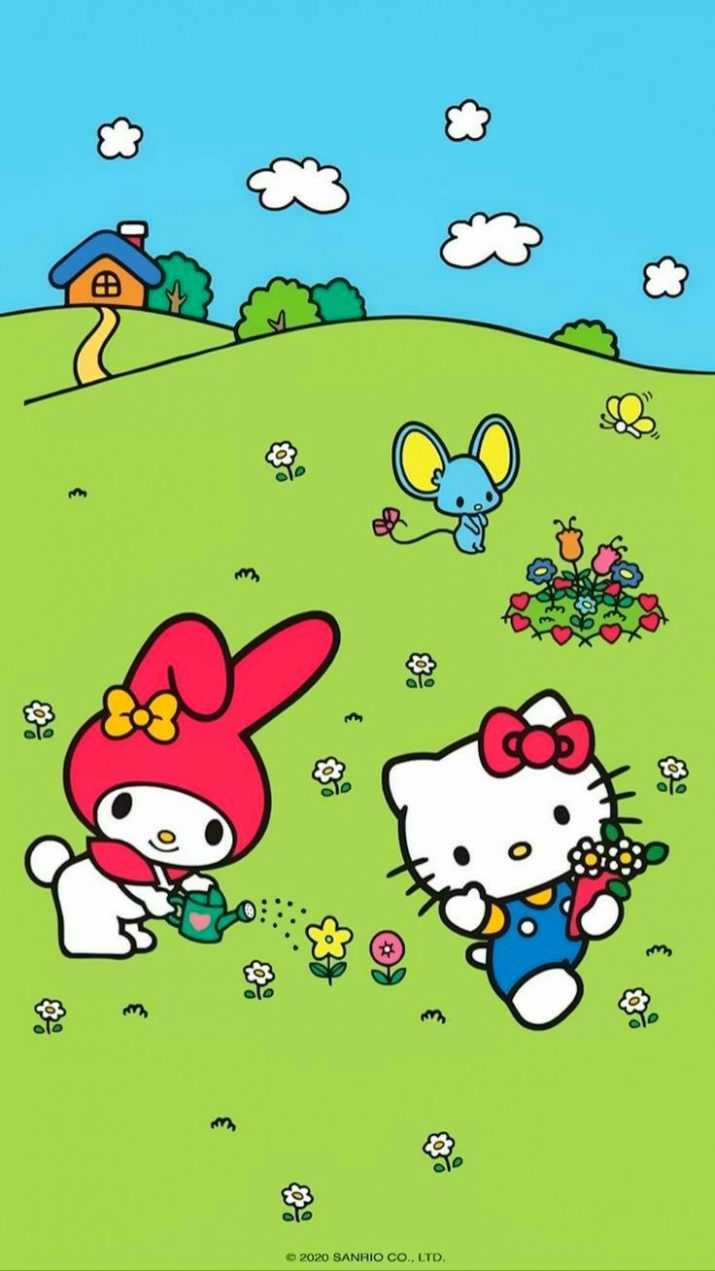 Hello Kitty & My Melody Wallpaper