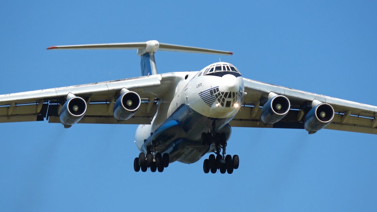 4K) PURE FASZINATION Ilyushin IL 76TD Amazing Engines Sound Face To Face