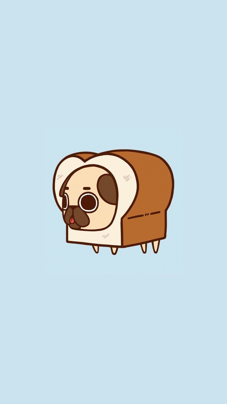 Kawaii Pug Wallpapers - Wallpaper Cave