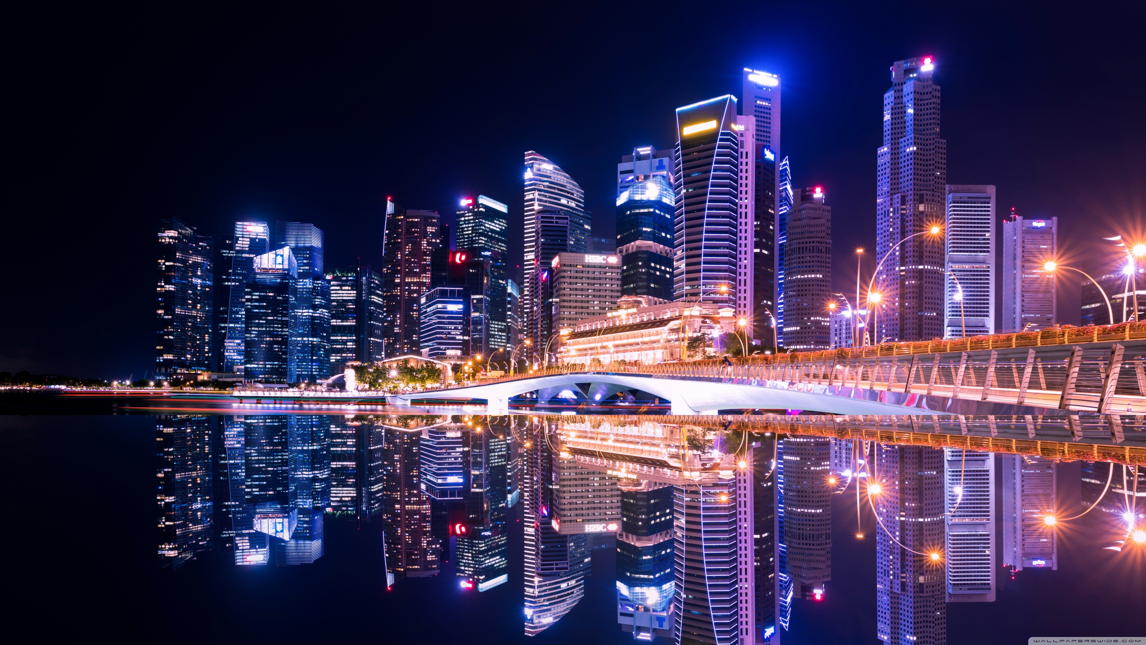 City, Night Ultra HD Desktop Background Wallpaper for 4K UHD TV, Widescreen & UltraWide Desktop & Laptop, Tablet